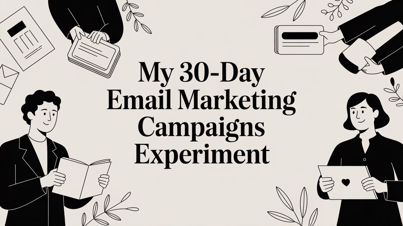My 30-Day Experiment to Fix My Broken Email Marketing Campaigns