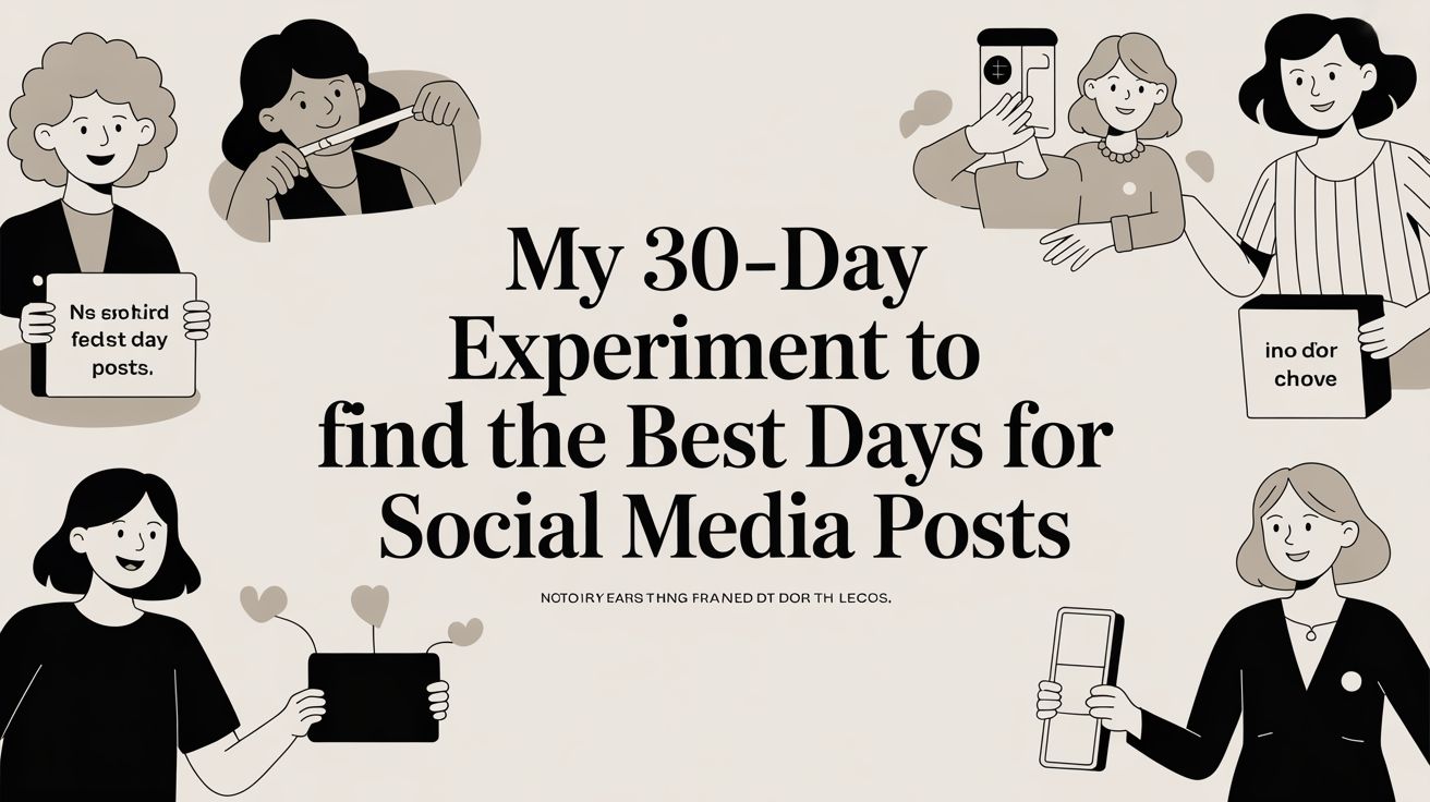 My 30-Day Experiment to Find the Best Days for Social Media Posts