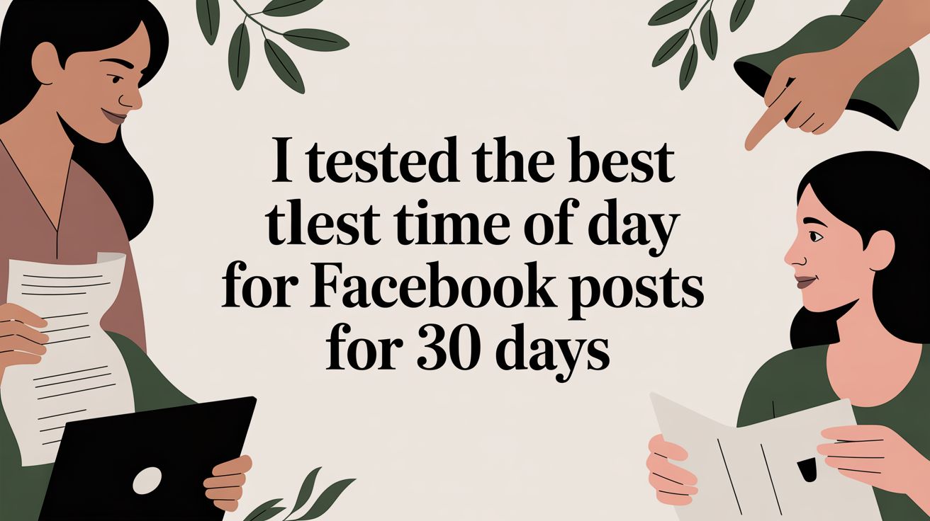 I Tested the Best Time of Day for Facebook Posts for 30 Days and Here's What Happened