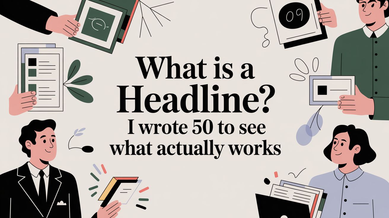 I Wrote 50 Headlines in 30 Days. Here's the 5-Step Formula That Actually Worked.