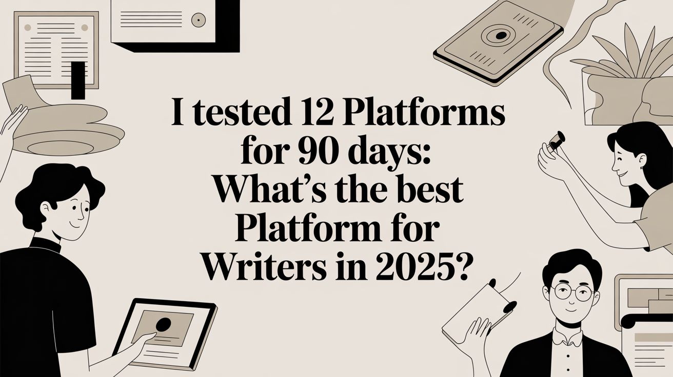 I Tested 12 Platforms For 90 Days: What's The Best Platform For Writers In 2025?