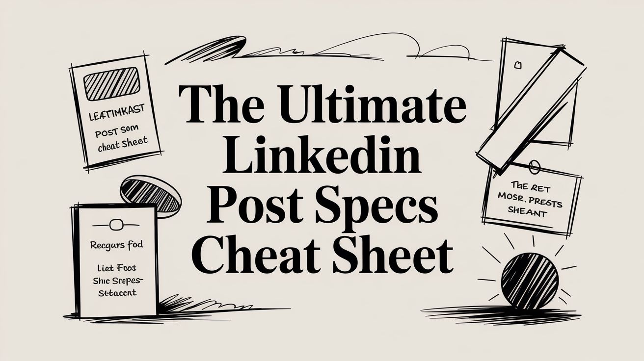 The Ultimate LinkedIn Post Specs Cheat Sheet: I Tested Them All. Here's What Works.