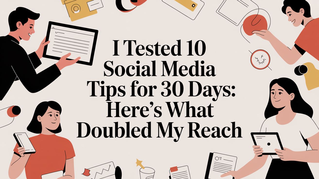 I Tested 10 Social Media Tips for 30 Days: Here's What Doubled My Reach