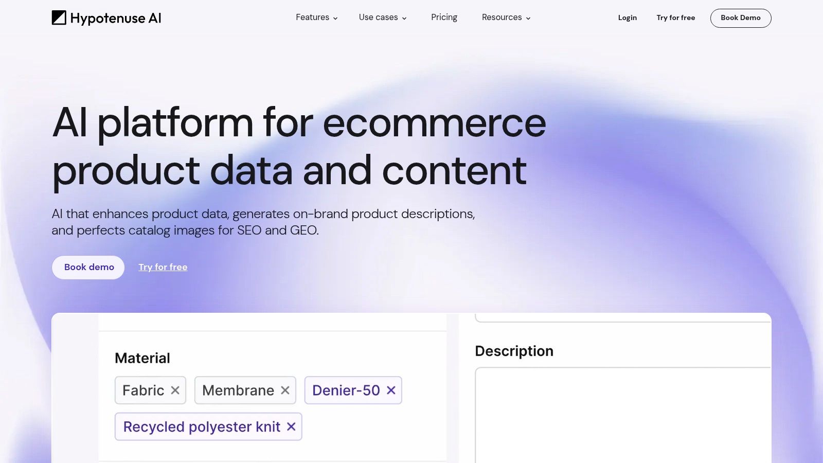 Hypotenuse AI – SEO Outline + Blog Pro mode
