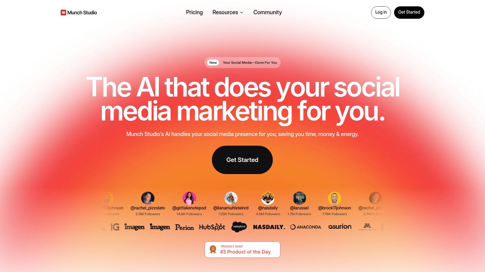 An AI-powered video editing interface showing clips being generated for different social media platforms.