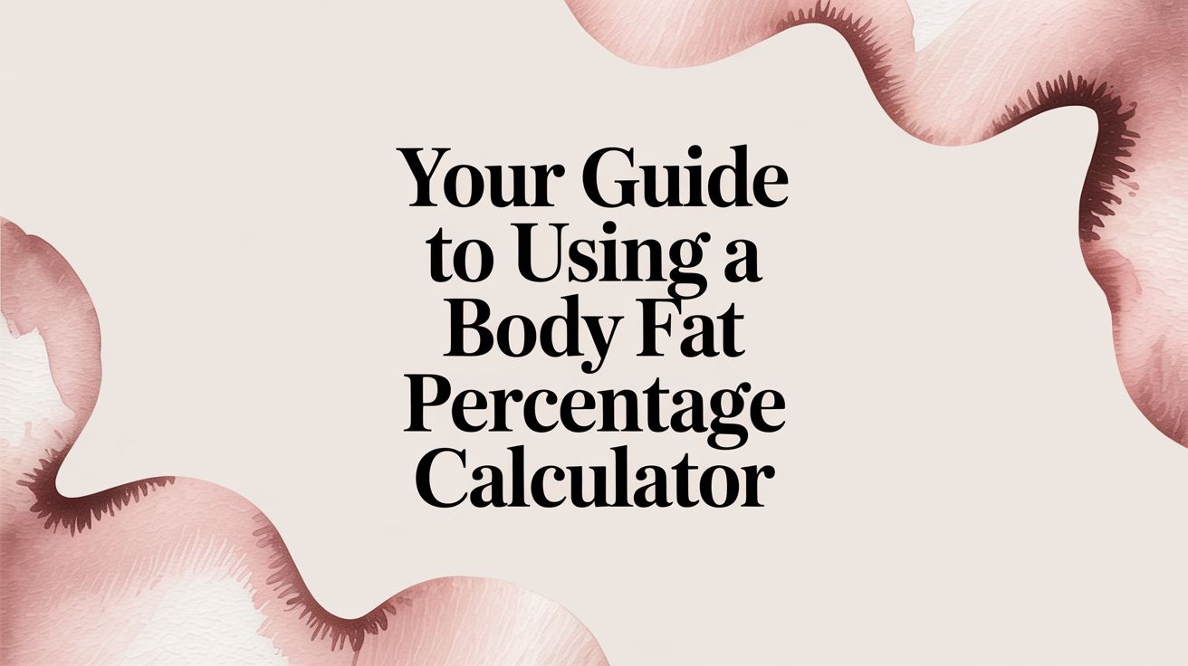 Your Guide to Using a Body Fat Percentage Calculator