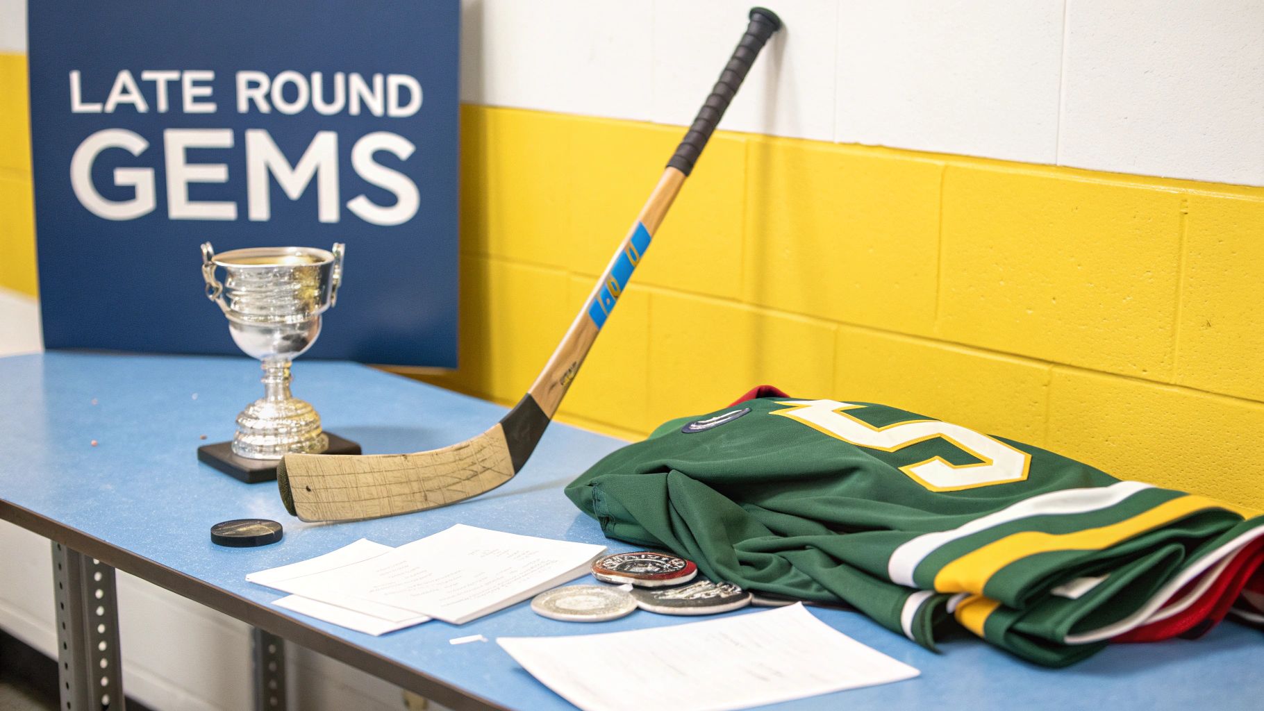 A focused shot of Daniel Alfredsson in his Ottawa Senators jersey, skating with determination during a game.