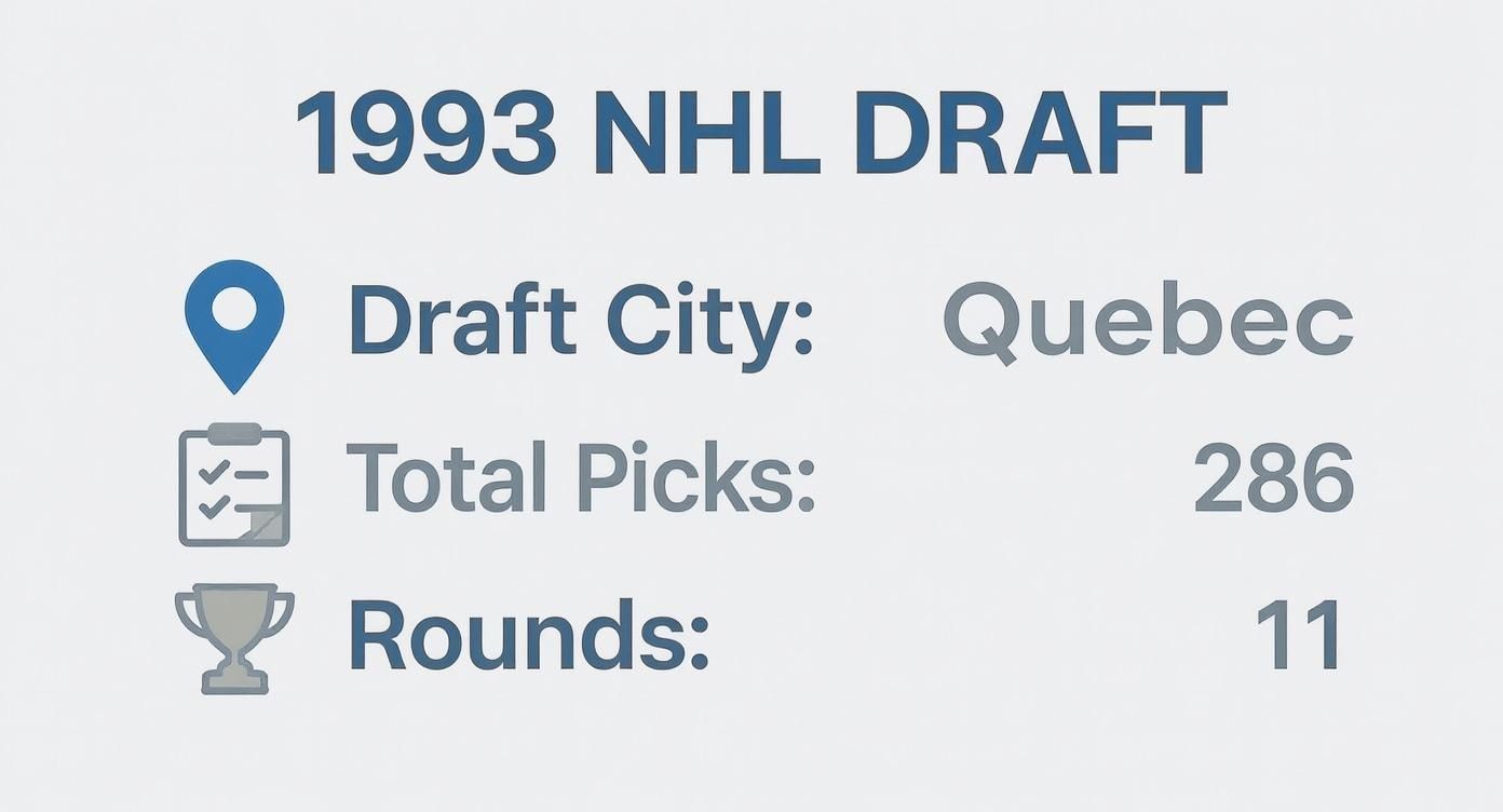 Infographic about nhl draft 1993