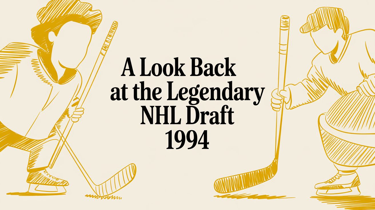 A Look Back at the Legendary NHL Draft 1994