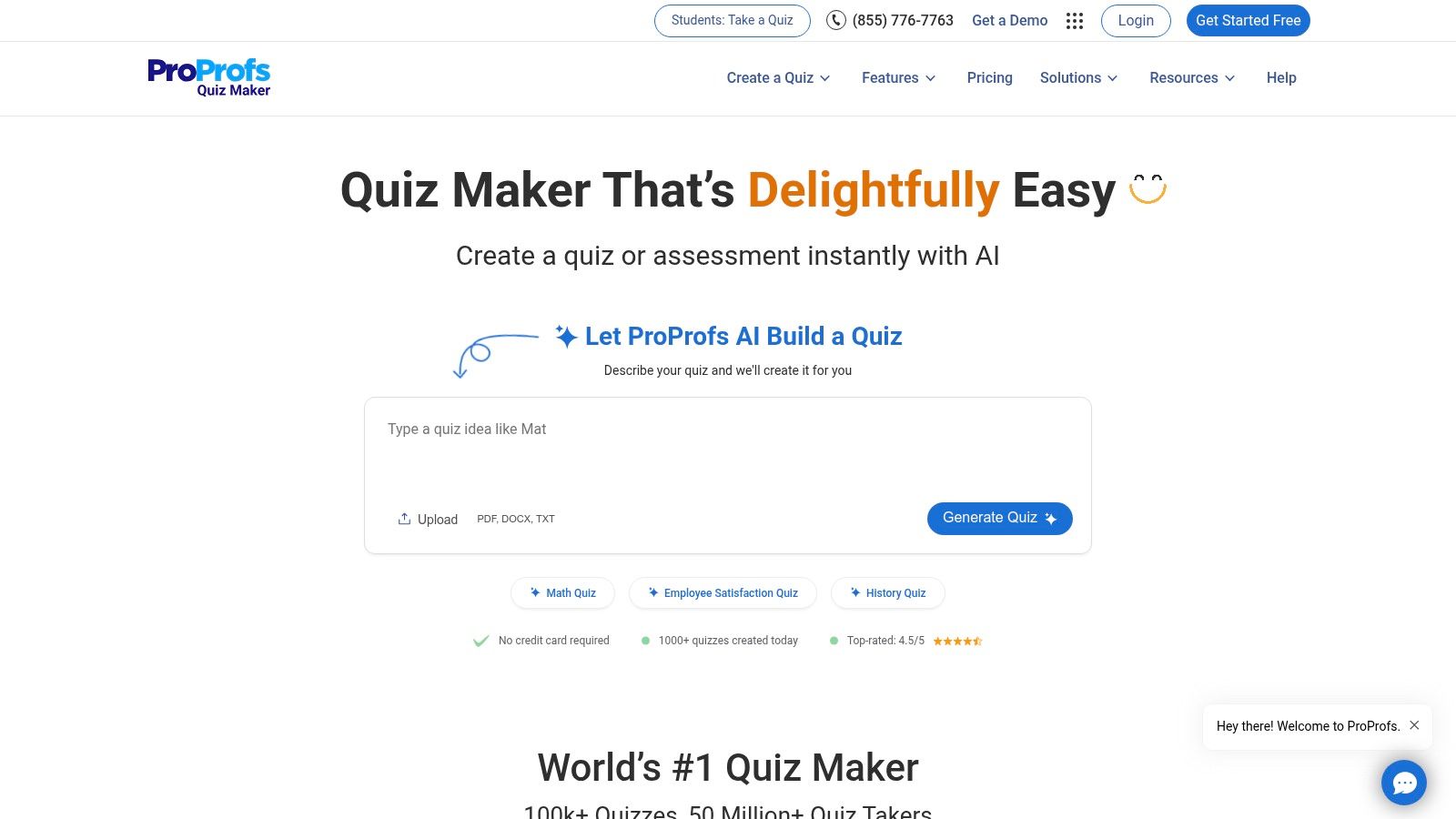 ProProfs Quiz Maker