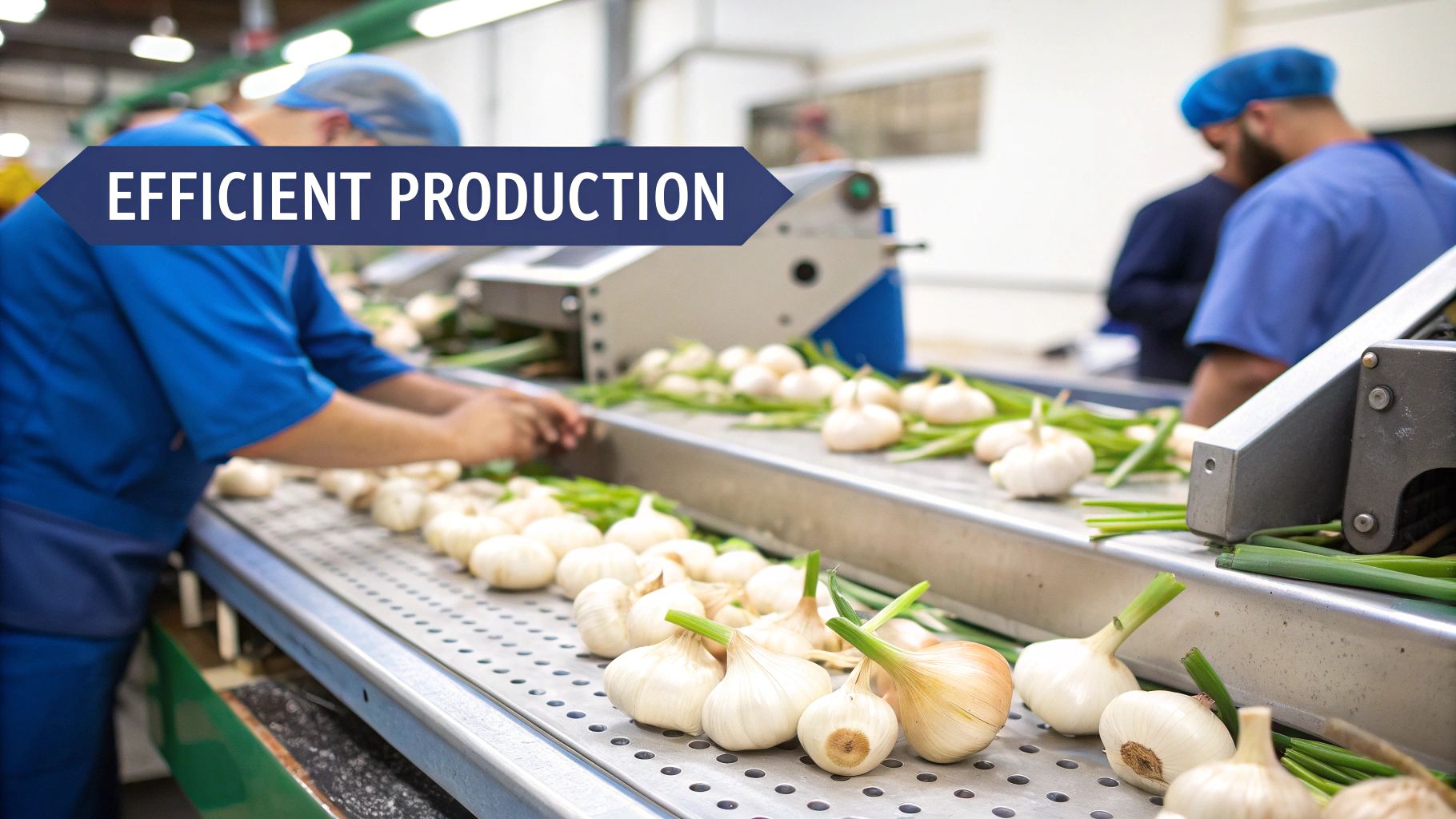 Rows of liquid supplement bottles being filled on a manufacturing line.