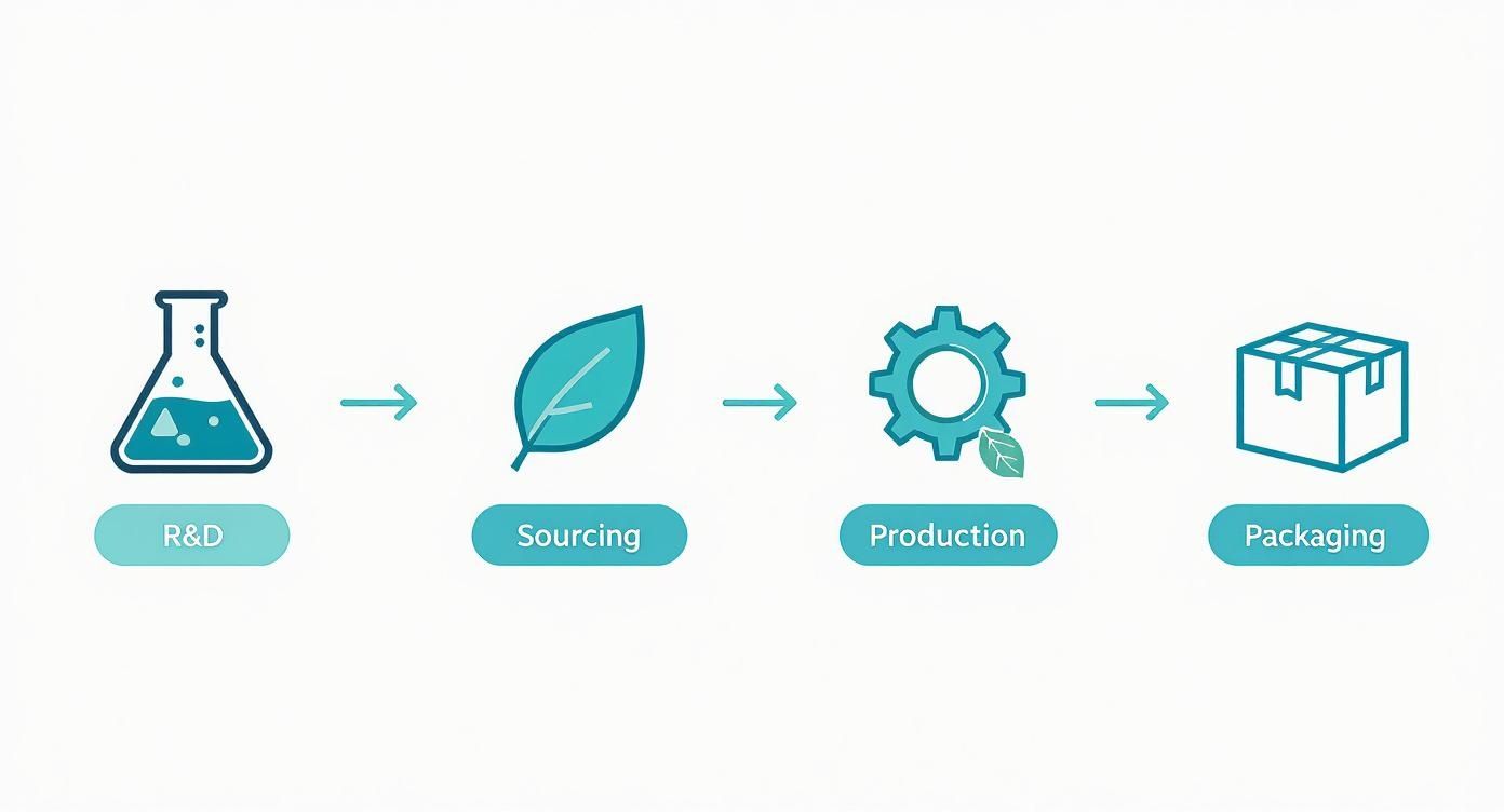 Infographic about nutraceutical contract manufacturers