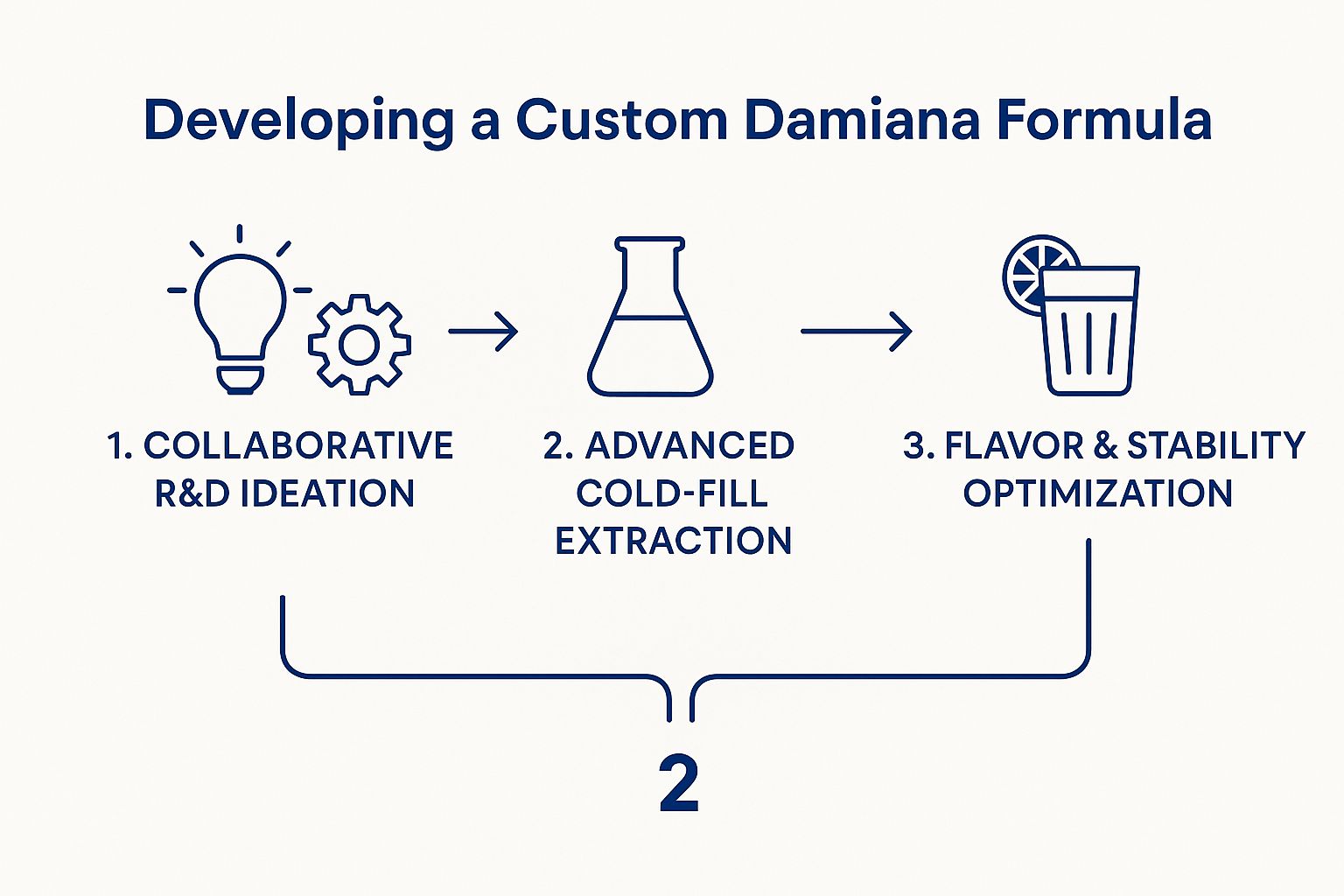 Infographic about Damiana Leaf private label contract manufacturer