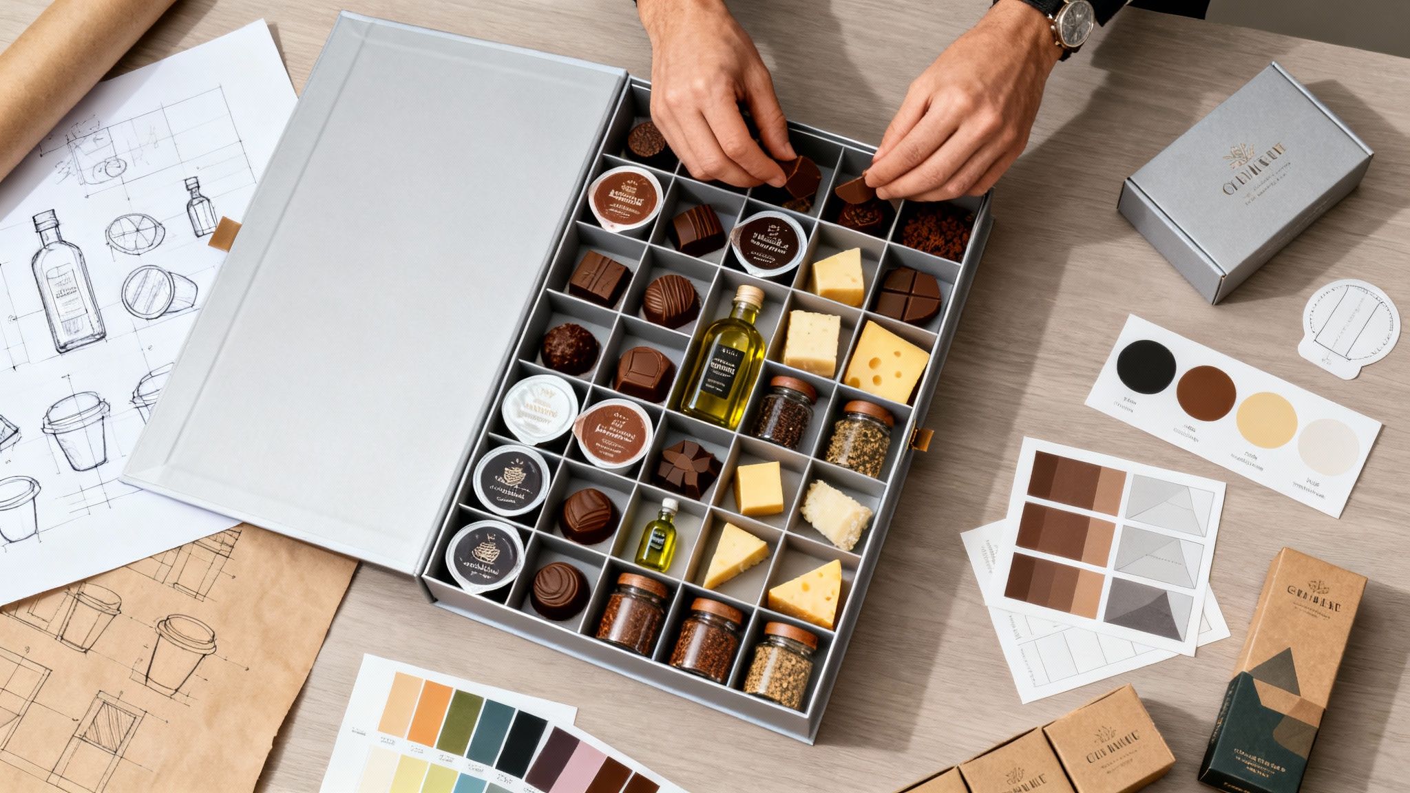 Crea un calendario adviento gourmet para tu marca