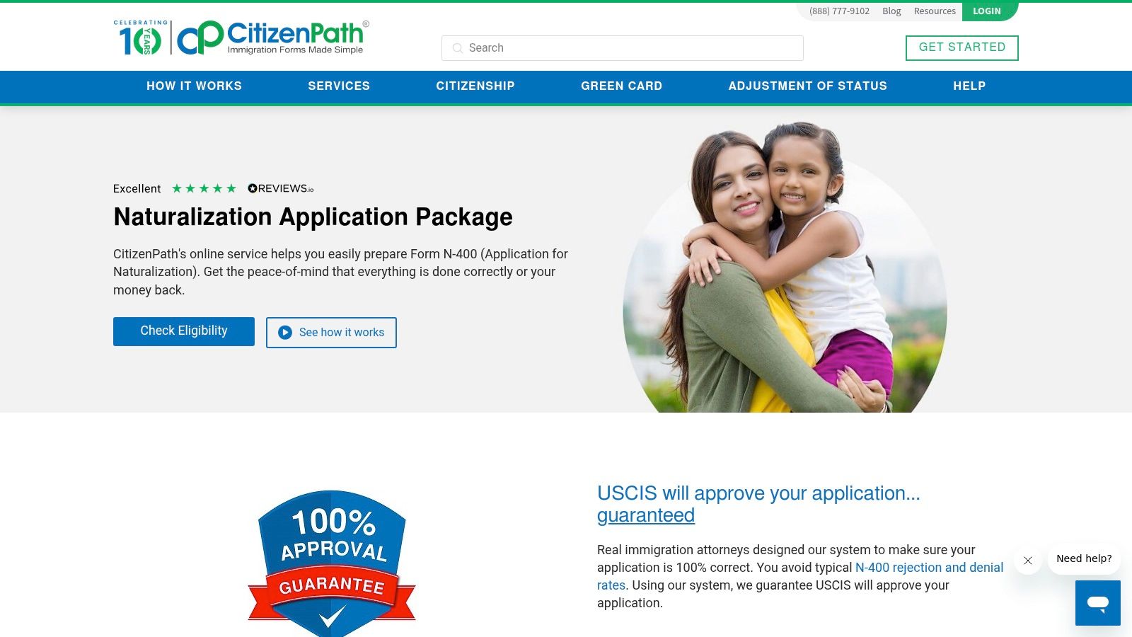 CitizenPath — Naturalization Application Package