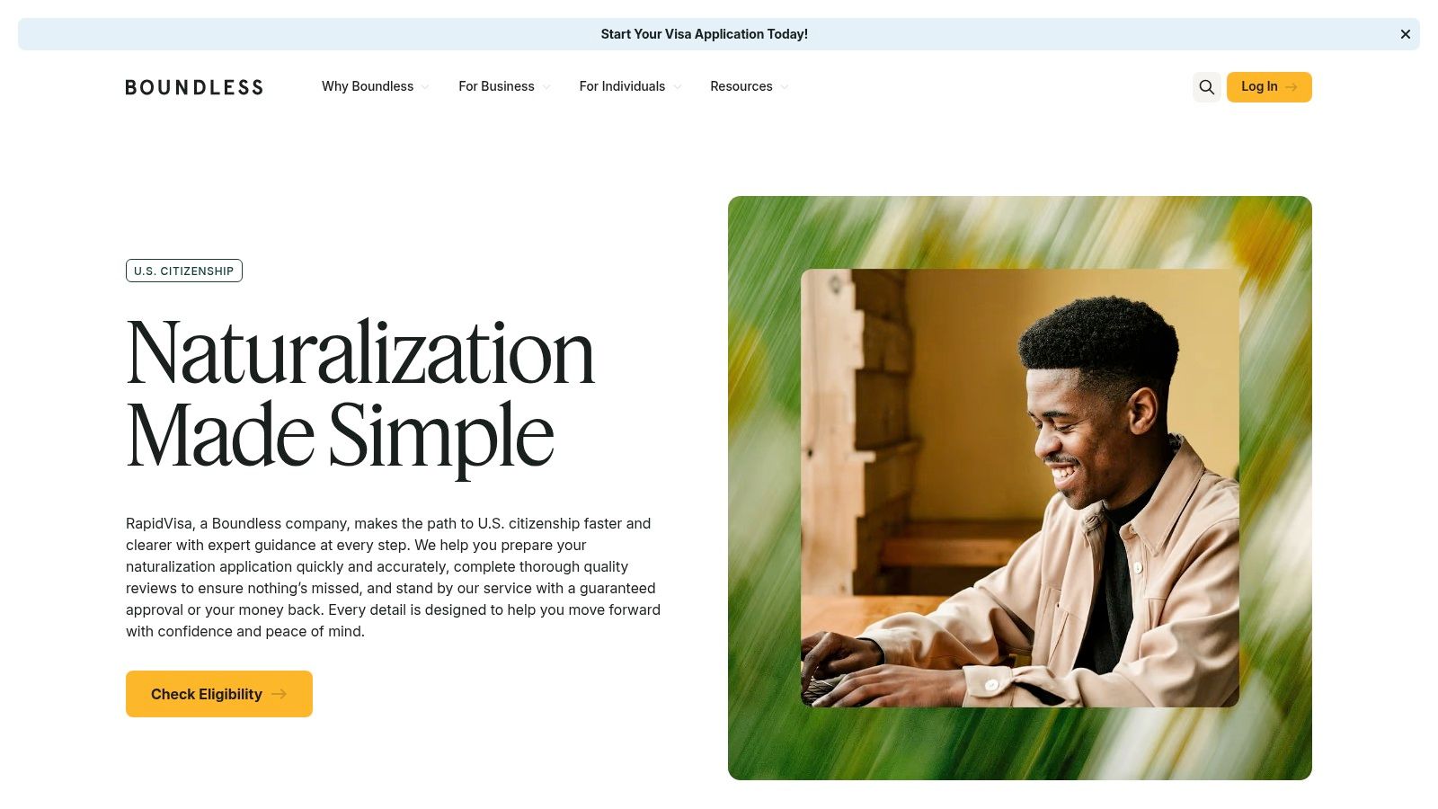 Boundless (with RapidVisa) — Citizenship/Naturalization Service