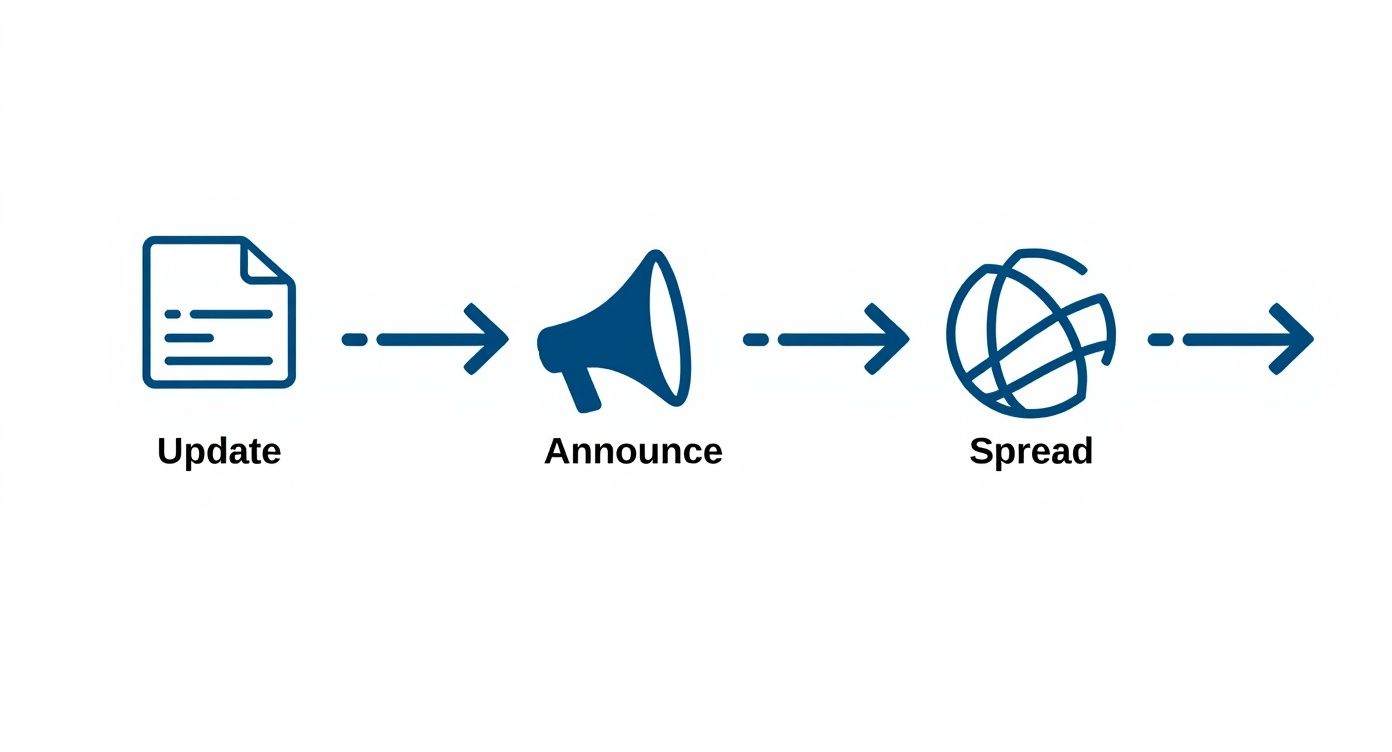 Infographic about what is dns propagation