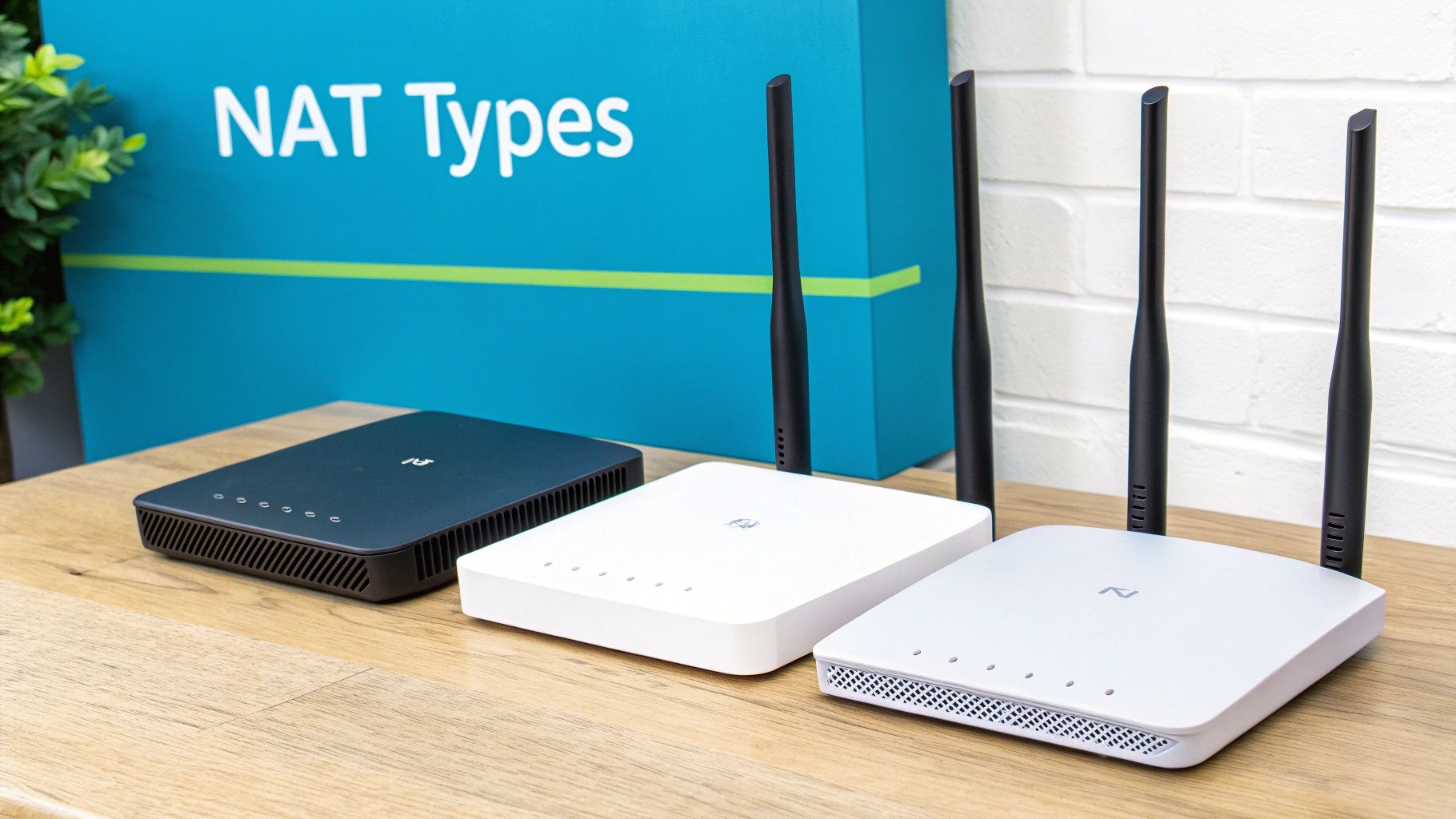 Diagram showing how different NAT types affect network connections