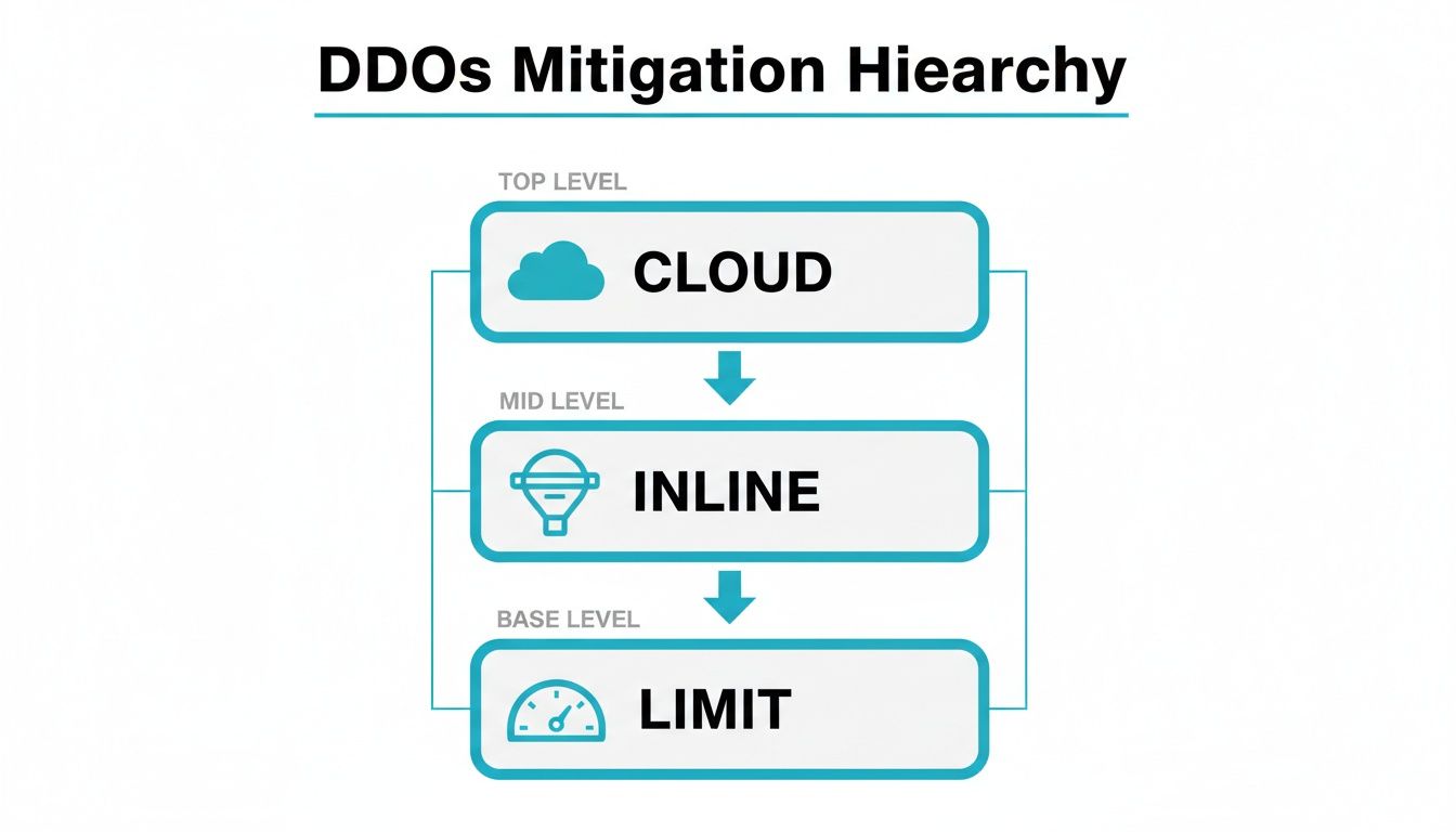 Infographic about ddos protected dedicated servers