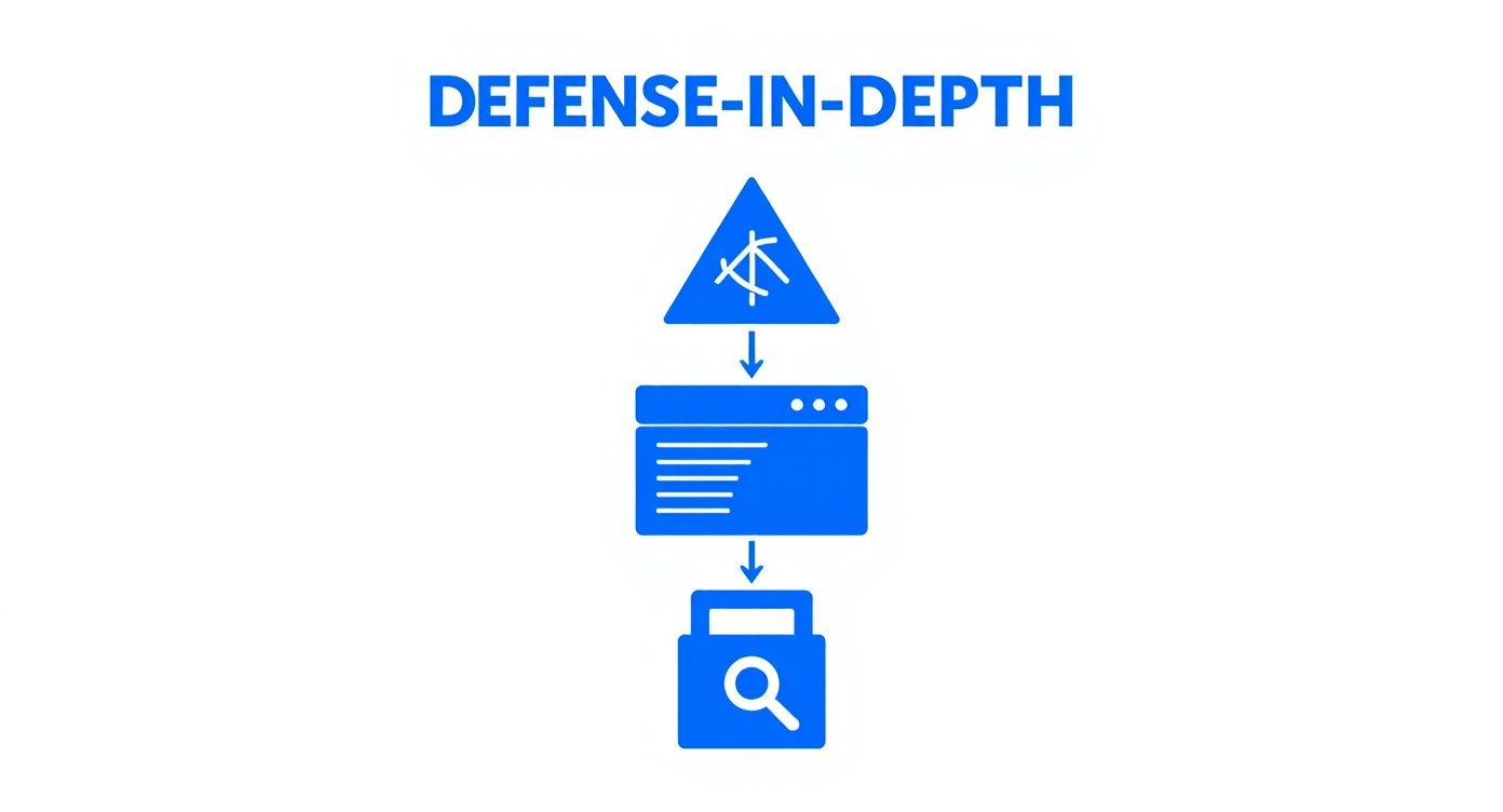 Infographic about how to secure a web server