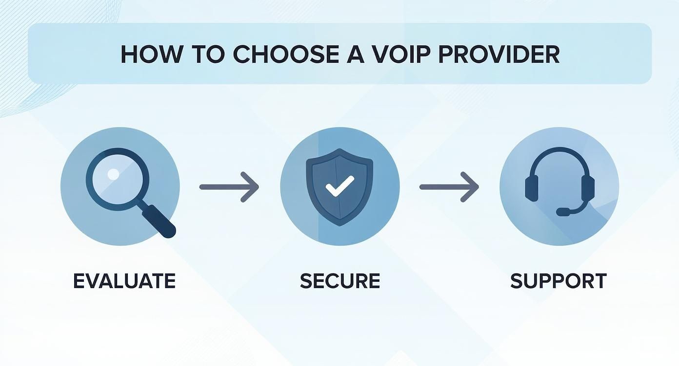 Infographic about small business voip solutions