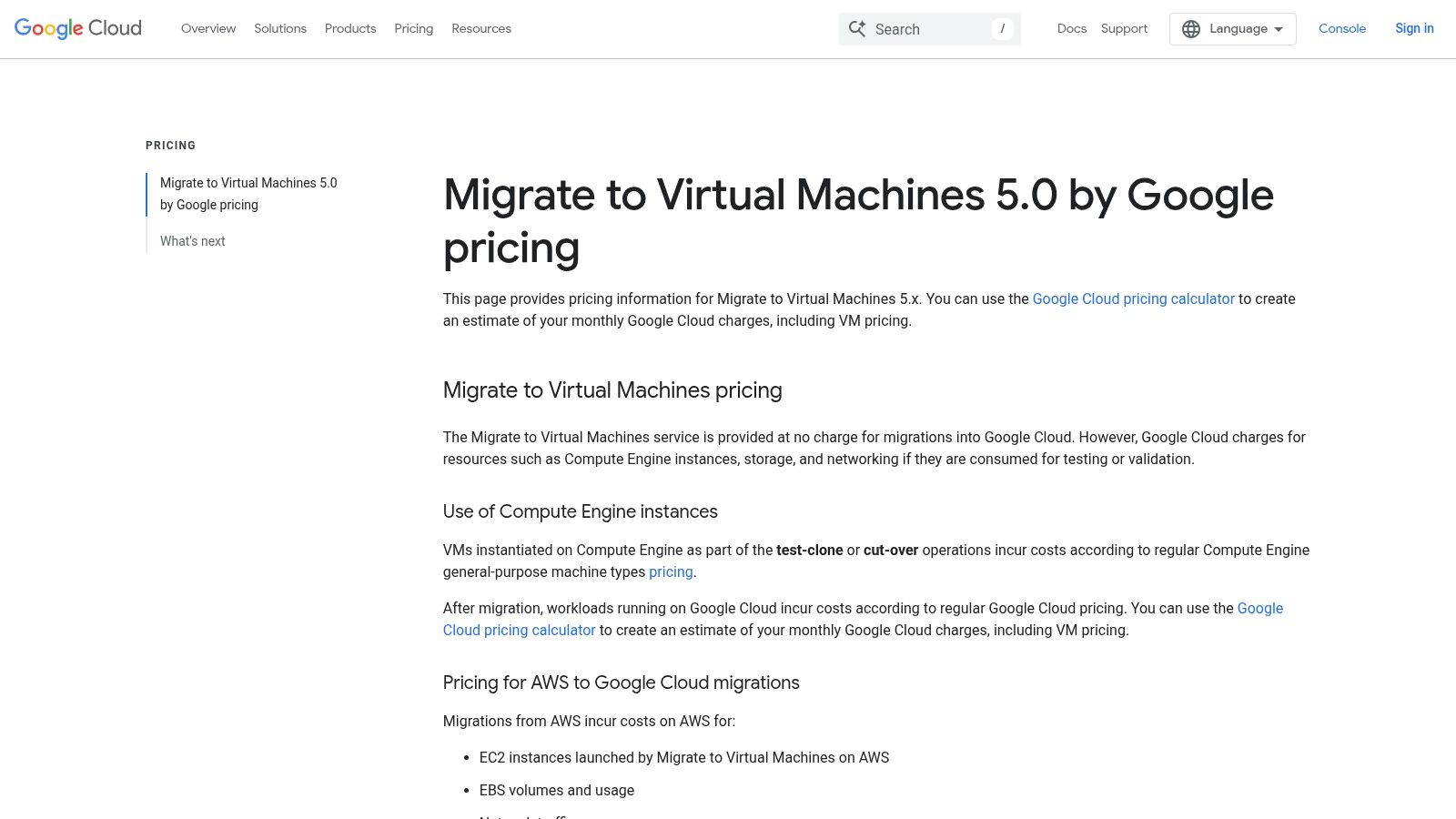 Google Cloud — Migrate to Virtual Machines (formerly Velostrata)