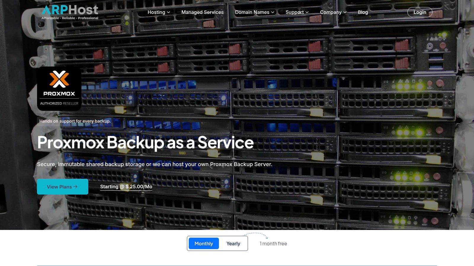 Proxmox Backup as a Service