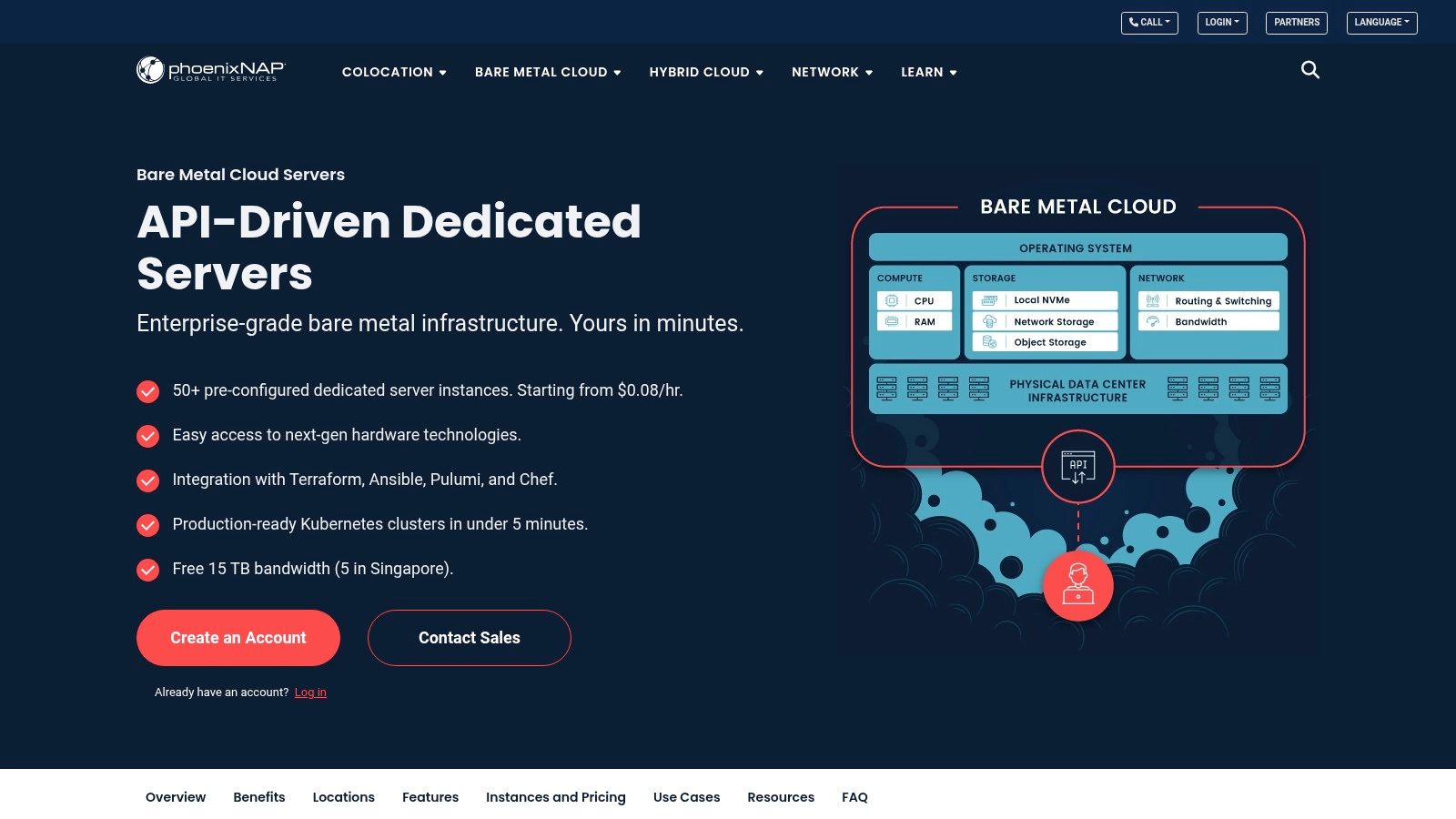 phoenixNAP – Bare Metal Cloud