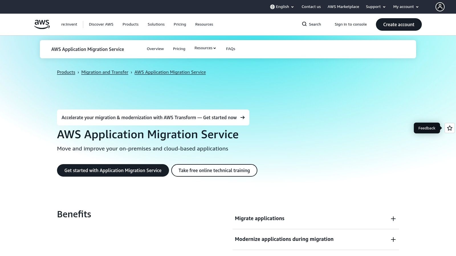 AWS Application Migration Service (AWS MGN)
