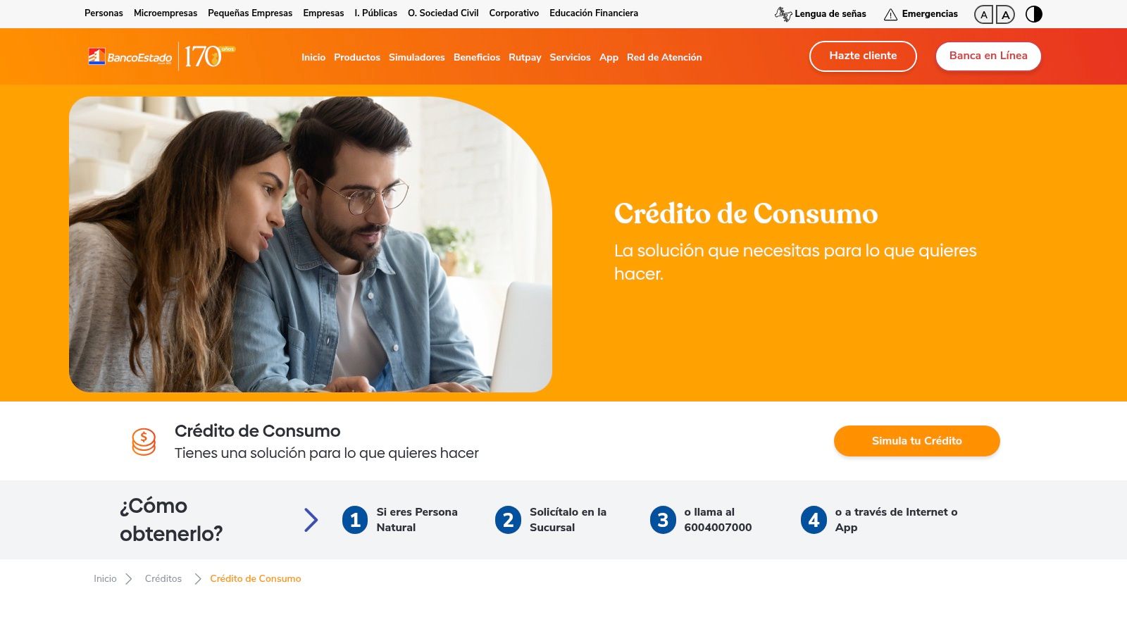 BancoEstado – Crédito de Consumo
