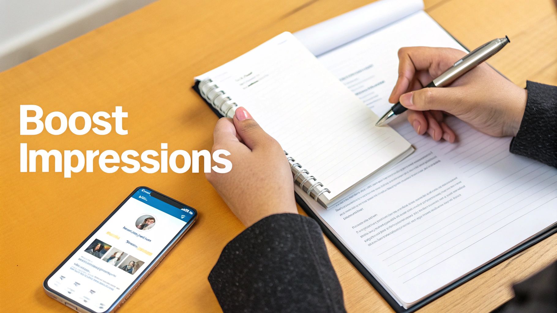 A person working on a laptop with a lightbulb icon, symbolizing new ideas for LinkedIn.