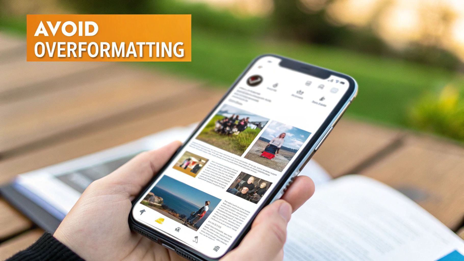 A red "X" mark over a jumbled and poorly formatted document, symbolizing common errors to avoid.
