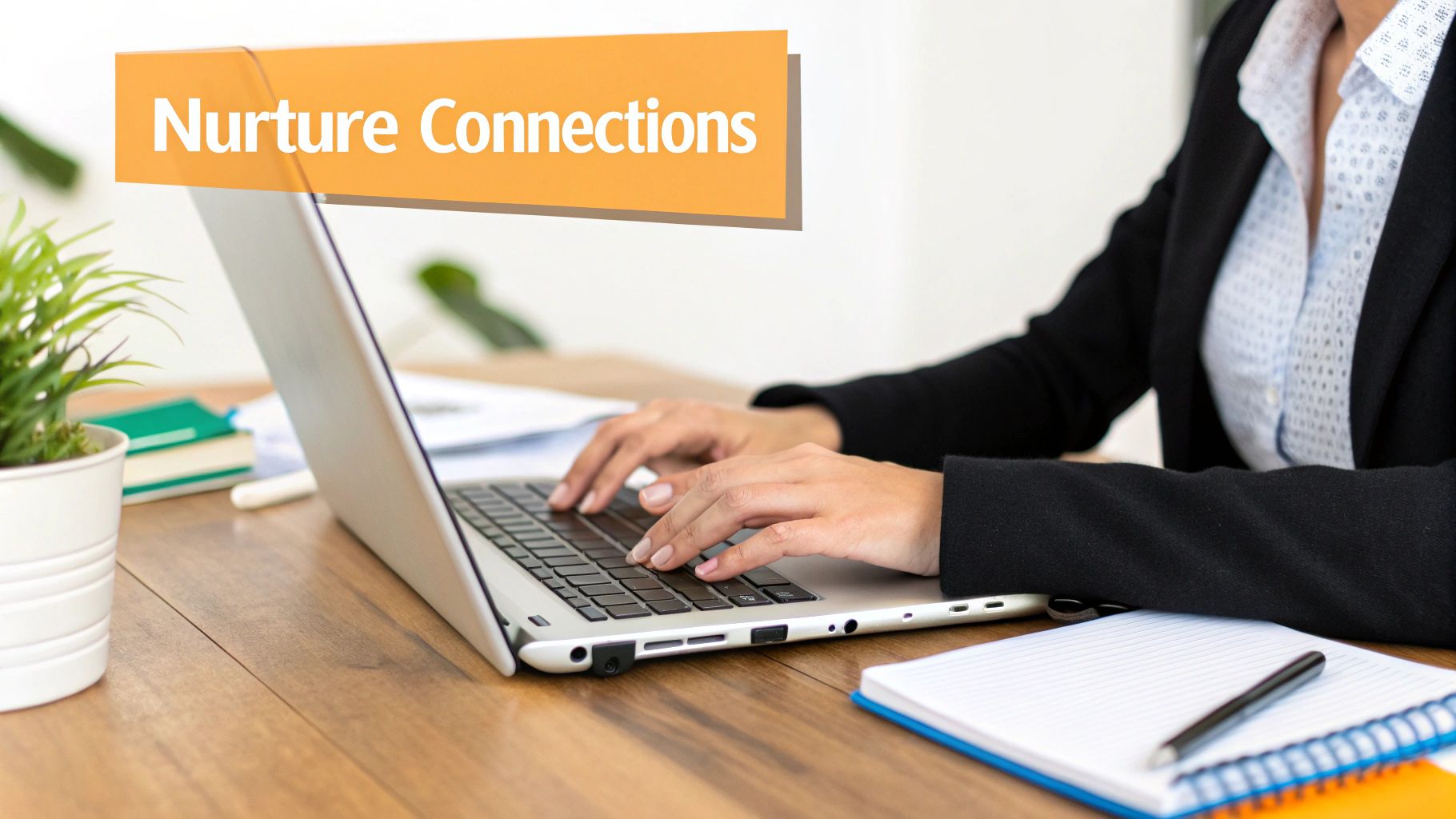 Two professionals having a positive conversation in a modern office