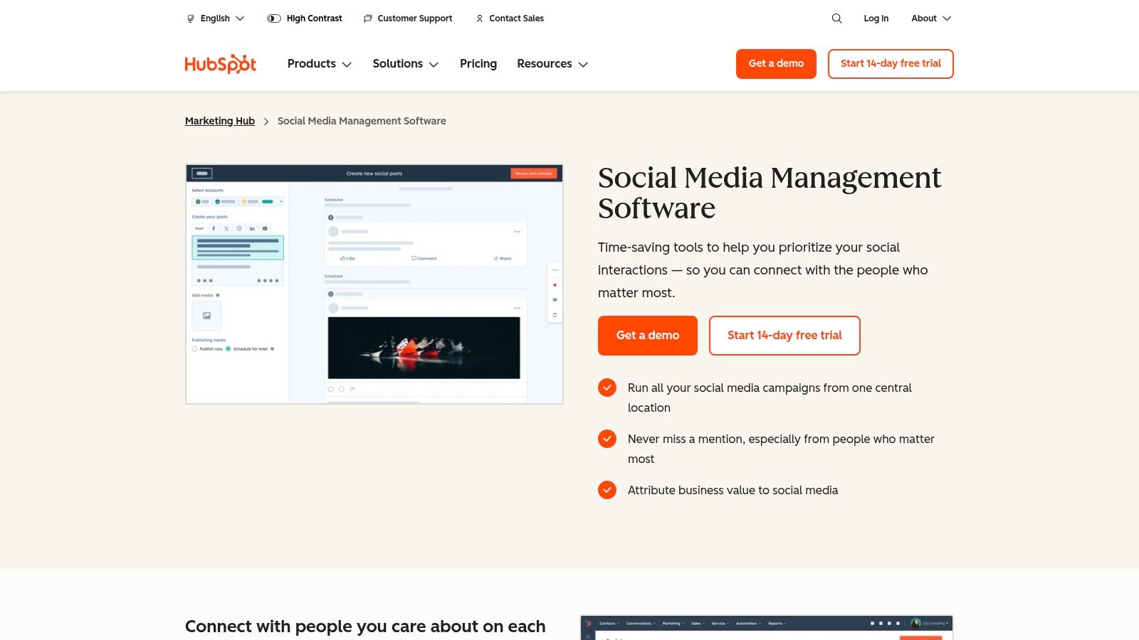 HubSpot Marketing Hub (Social)