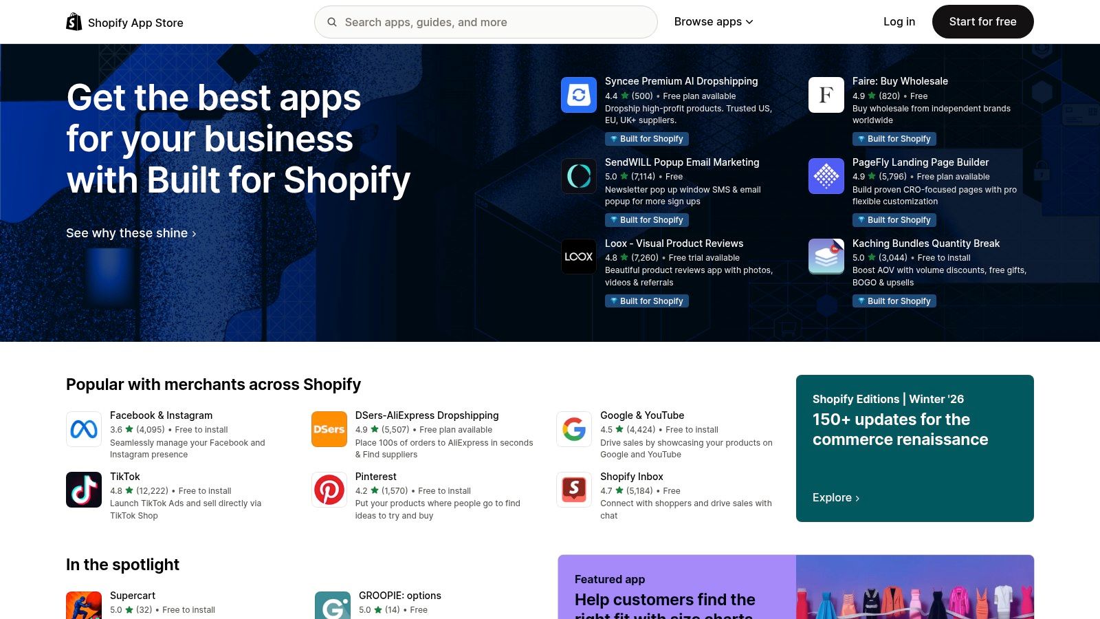 Shopify App Store