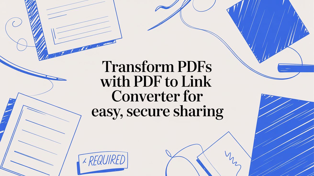 Transform PDFs with pdf to link converter for Easy, Secure Sharing