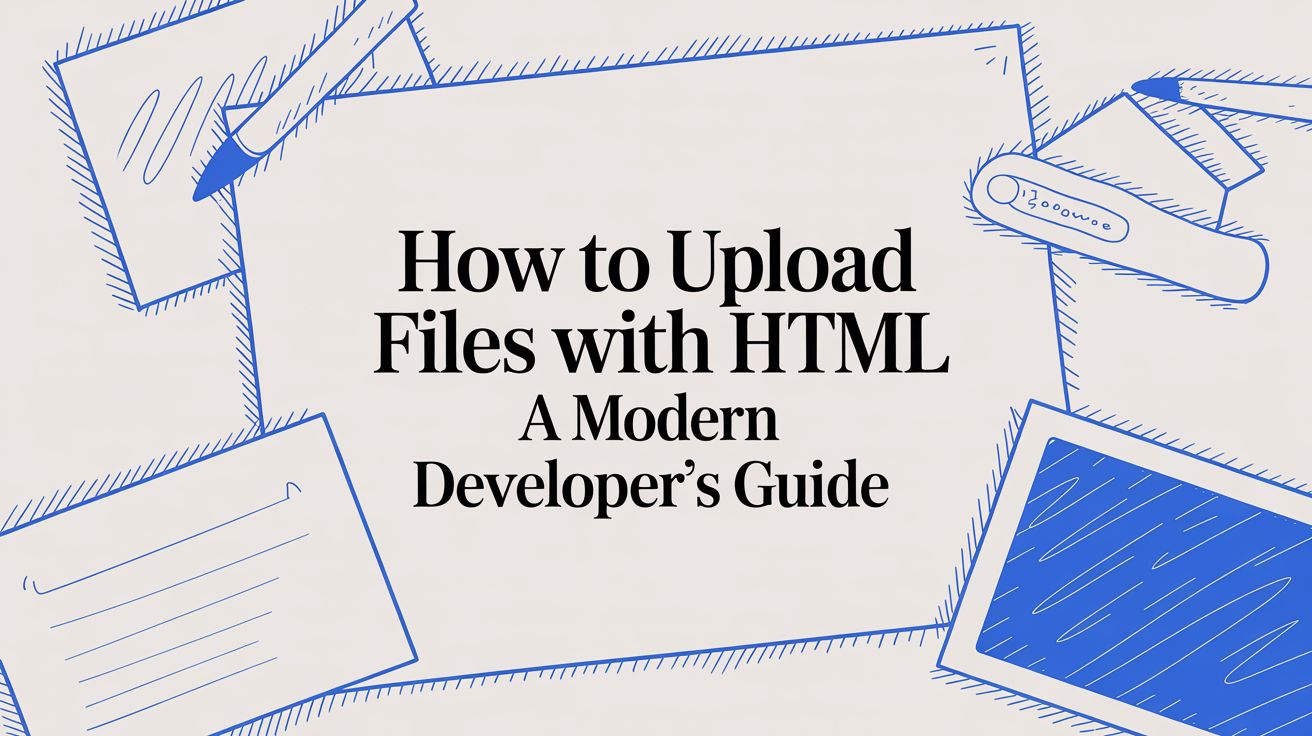 How to Upload Files with HTML A Modern Developer's Guide