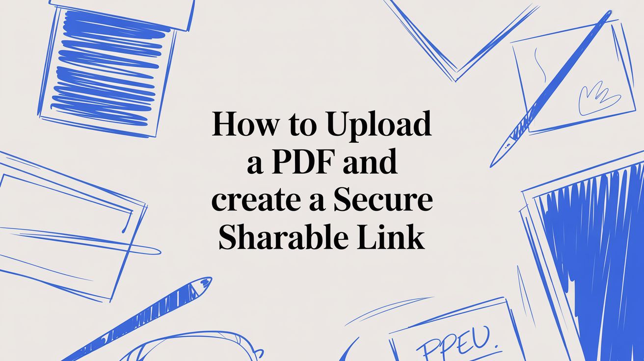 How to Upload a PDF and Create a Secure Sharable Link
