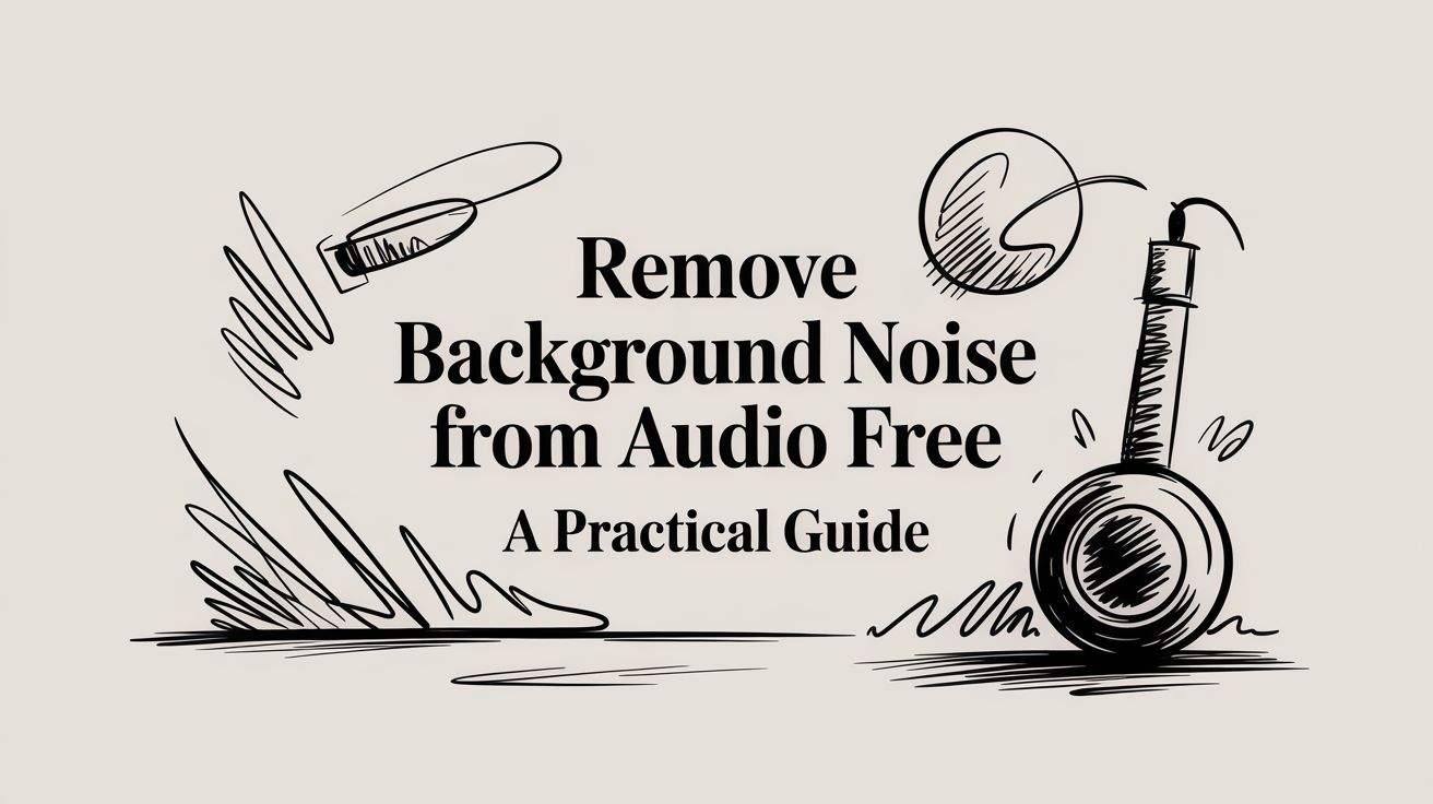Remove Background Noise From Audio Free A Practical Guide