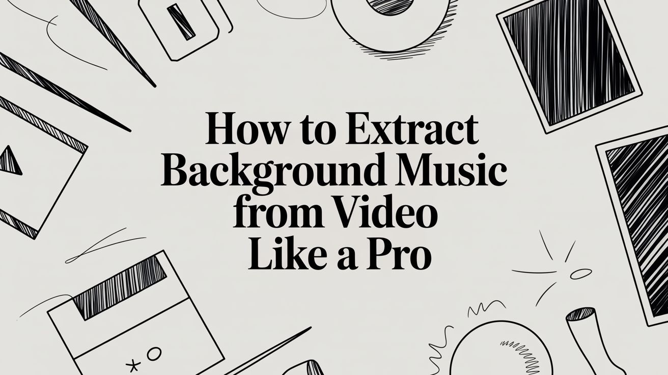 How to Extract Background Music from Video Like a Pro