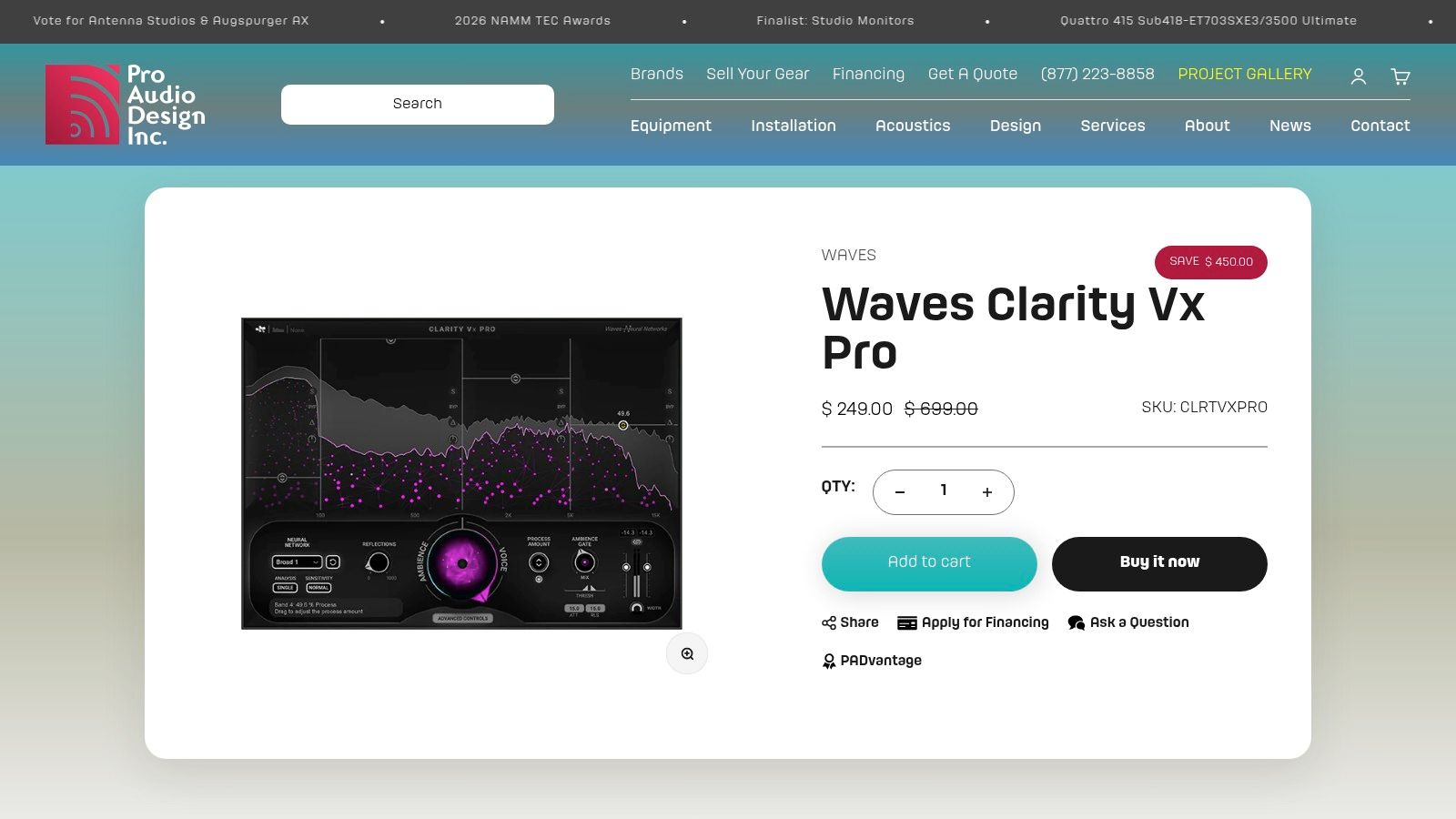 Waves Clarity VX / Clarity VX Pro