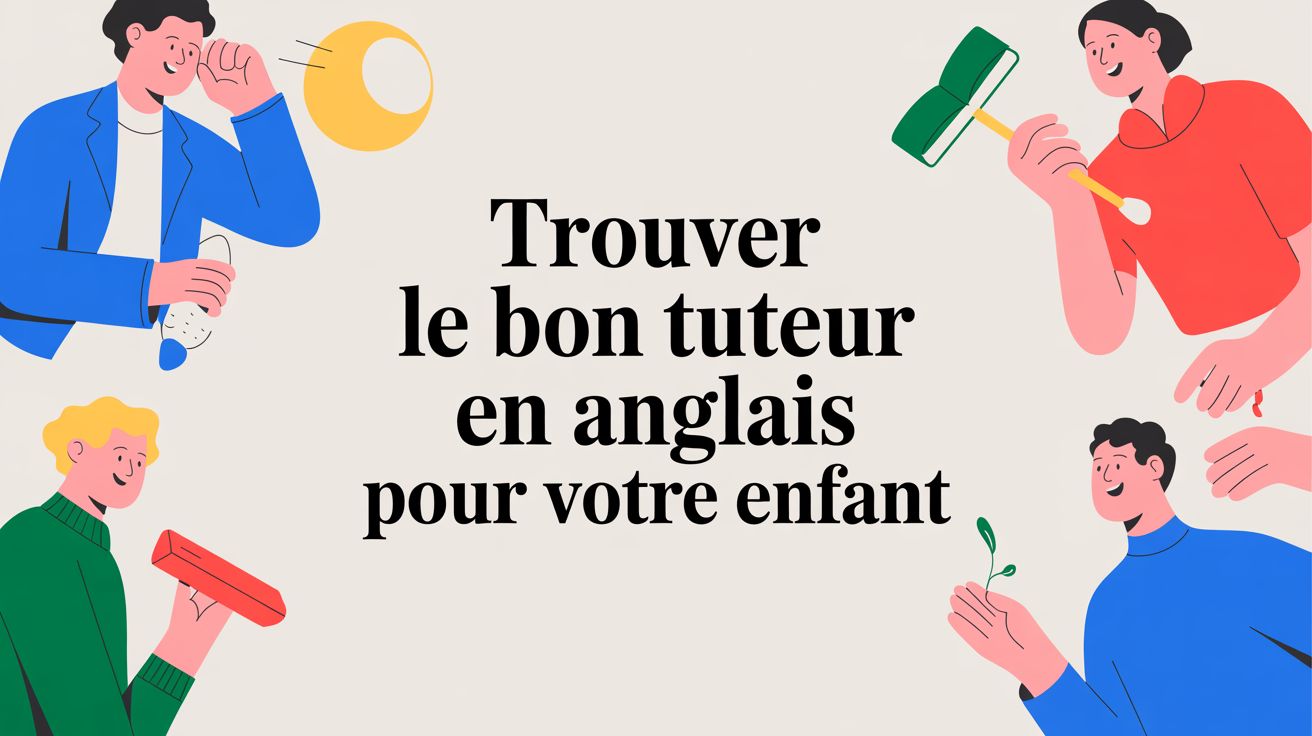 Trouver le bon tuteur en anglais pour votre enfant