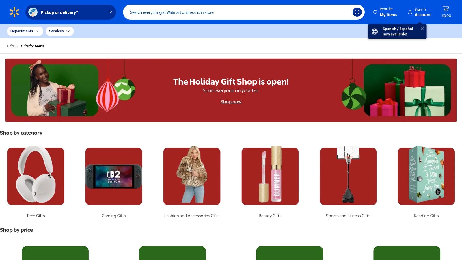 Walmart – Gifts for Teens