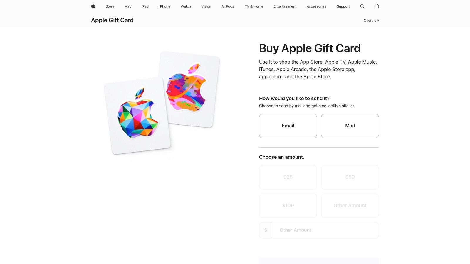 Apple – Apple Gift Card
