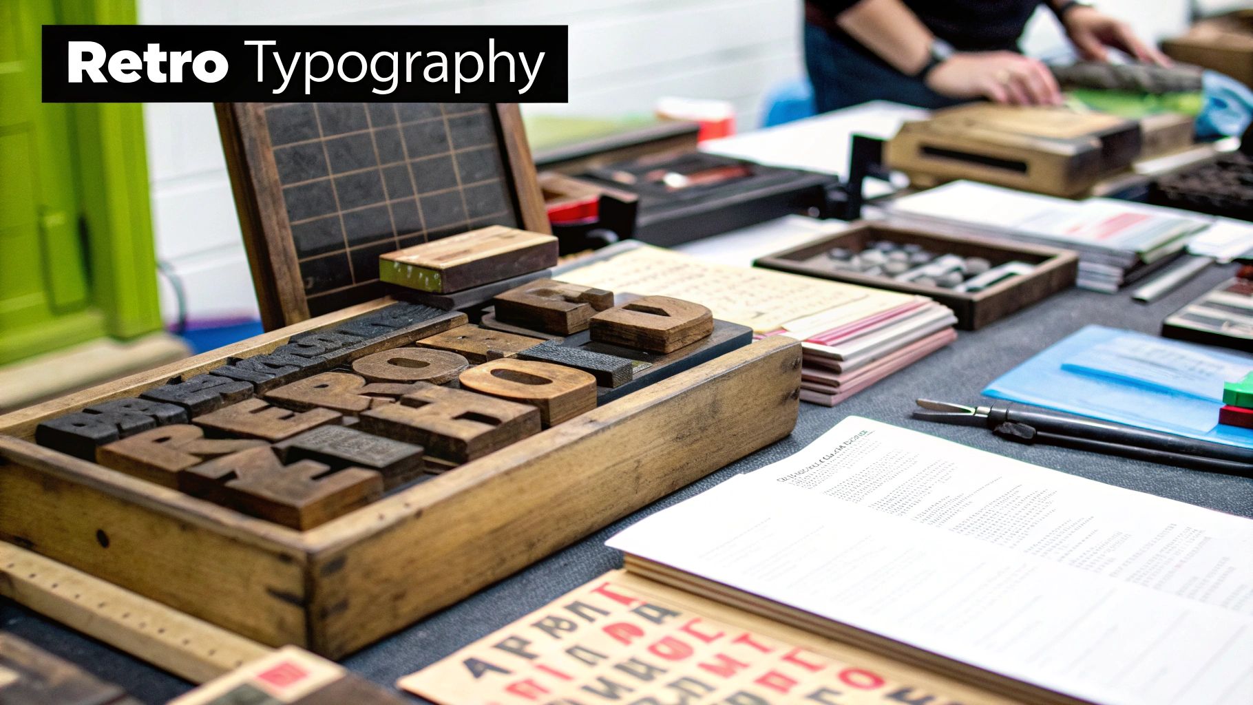A stylish gallery wall featuring a vintage music poster