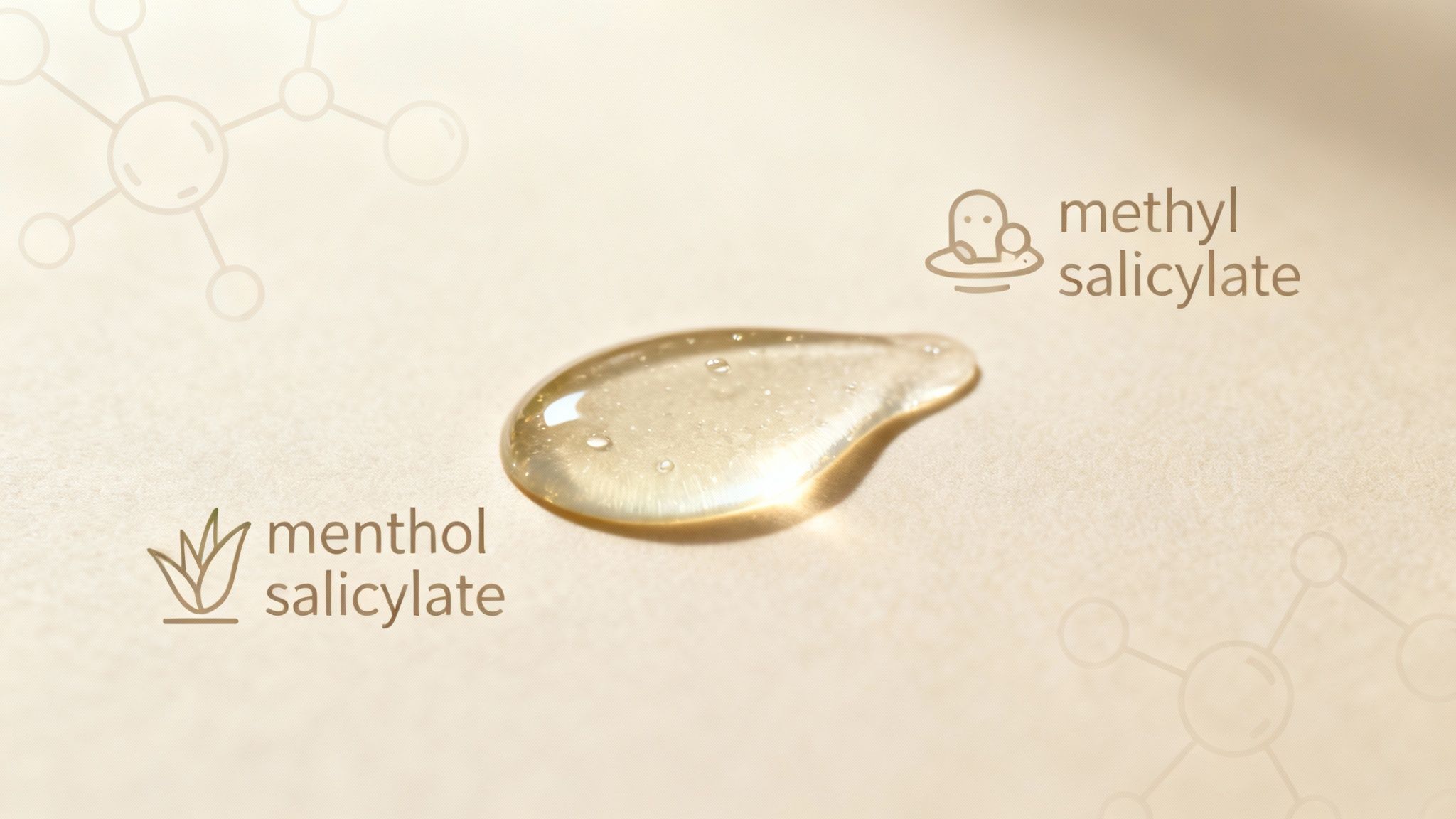 Two aloe vera leaves crossed over each other, with a dollop of lotion in the center, showing the natural ingredients.