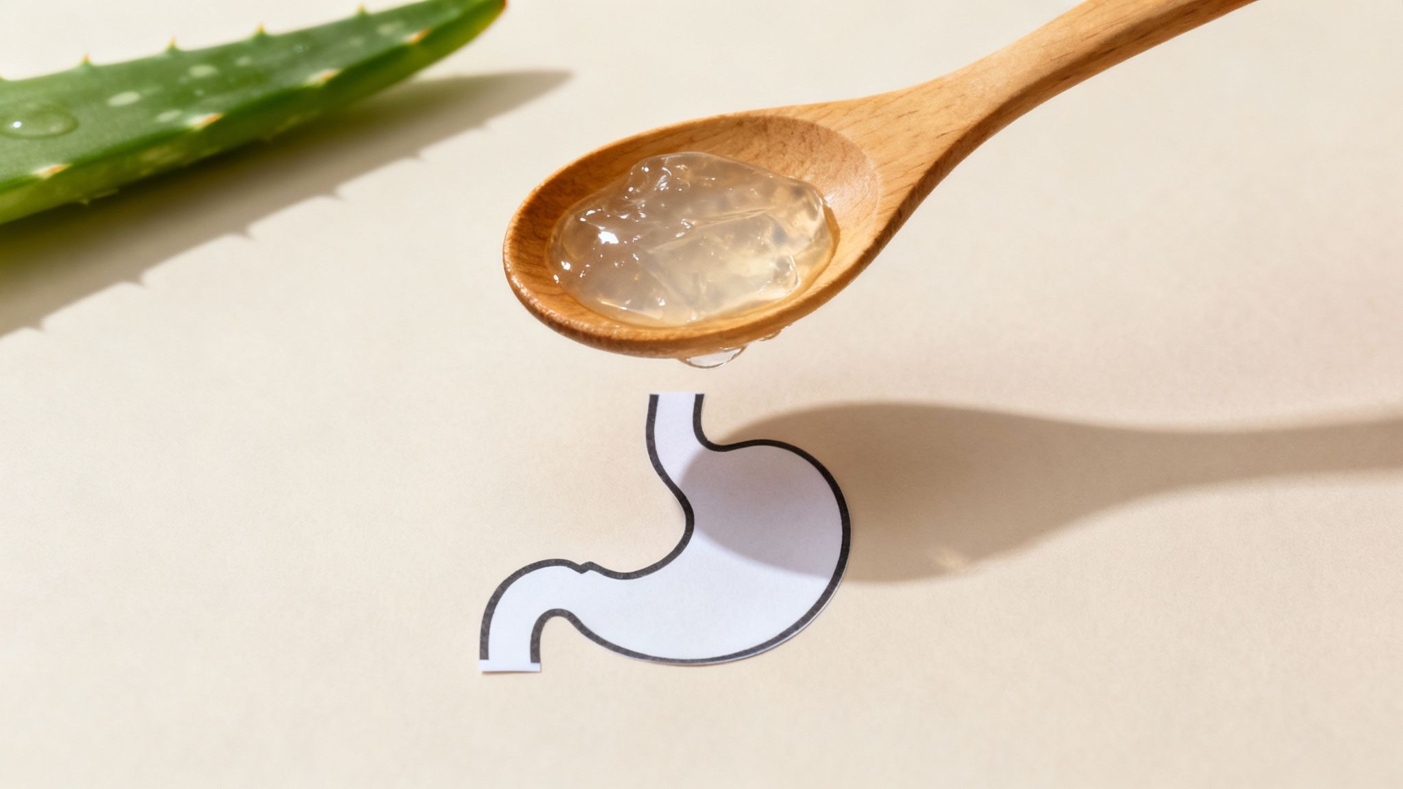 A close-up of a hand holding a freshly cut aloe vera leaf with gel oozing out