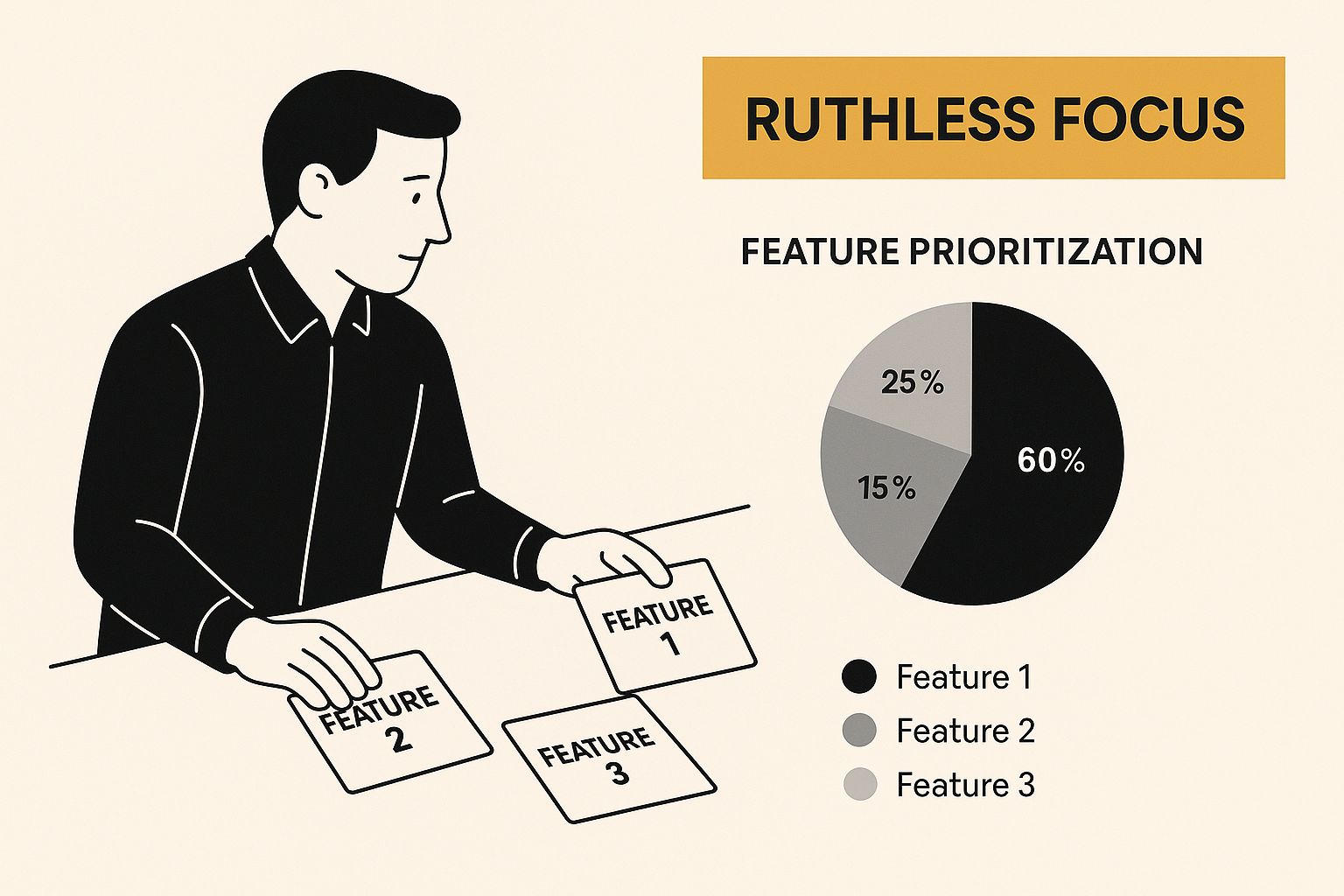 Infographic about how to build minimum viable product