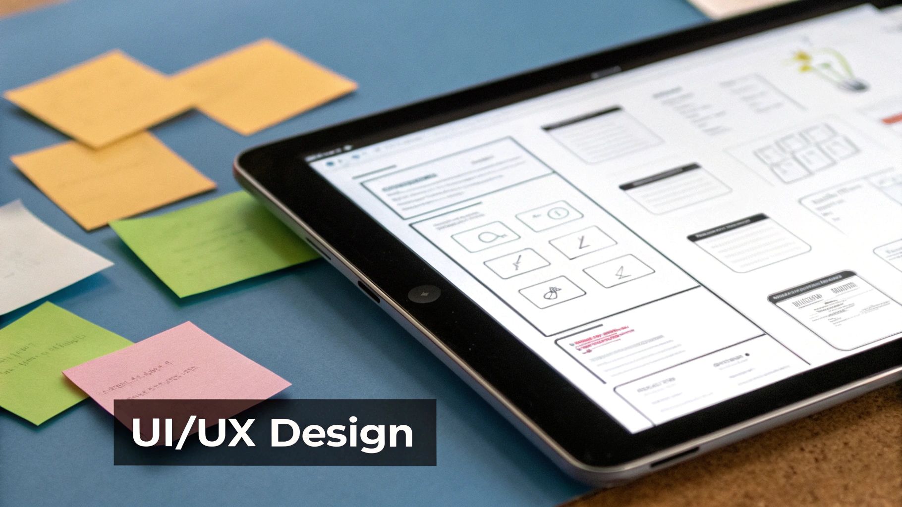 A split-screen view showing the same app UI on both an iOS and an Android device, demonstrating cross-platform consistency.