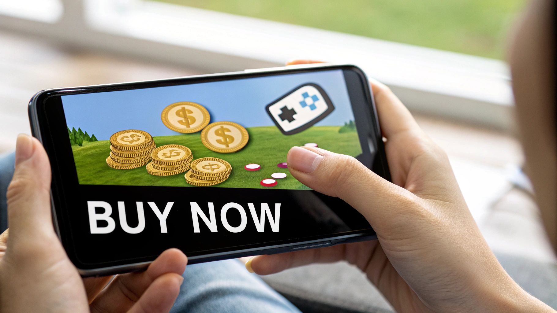 Infographic showing key data about In-App Purchases (IAP)